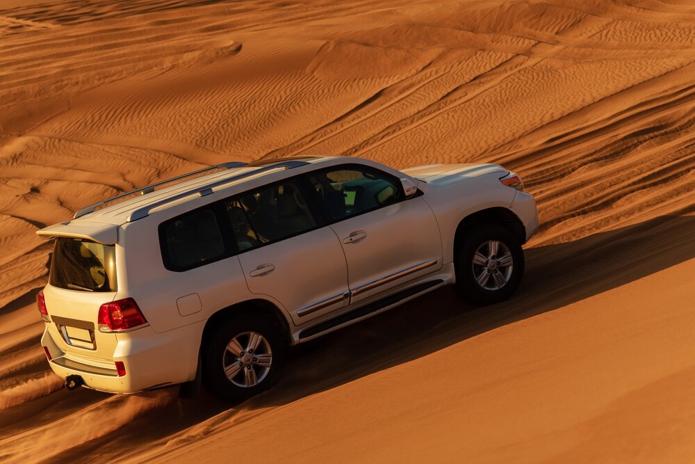 Land Cruiser Outside Dubai