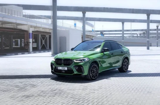 BMW X6M Competition Зеленый 2022