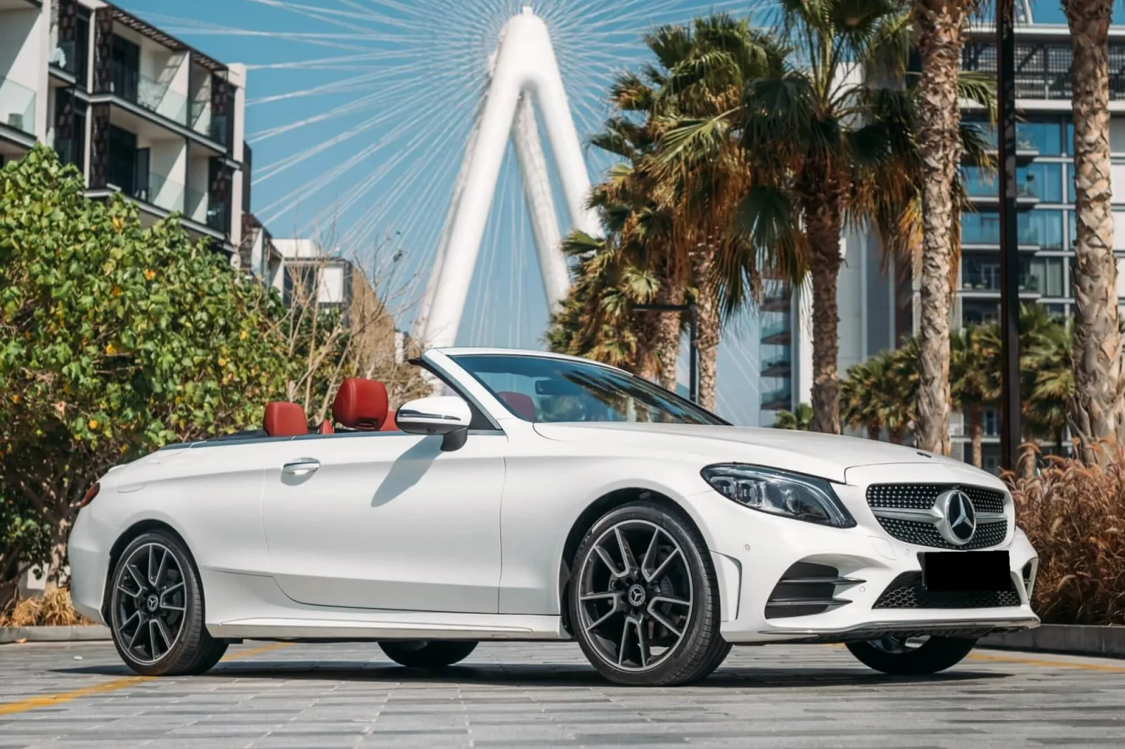 Miete Mercedes-Benz C-Class 200 Weiß 2021 in der Dubai