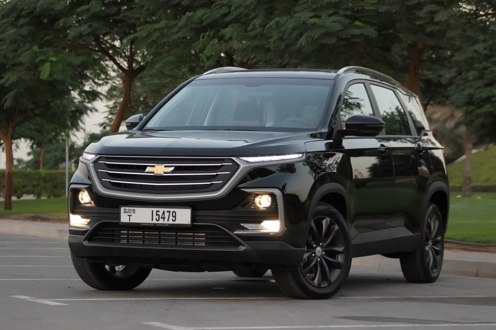 Loyer Chevrolet Captiva  Noir 2023 en Dubai