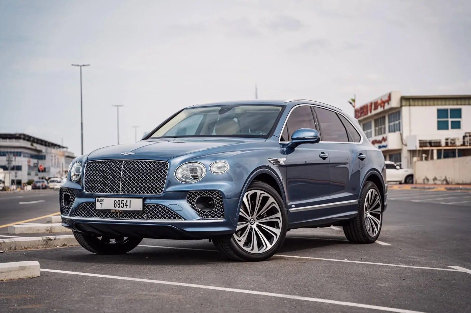 Rent Bentley Bentayga  Violet 2023 in Dubai