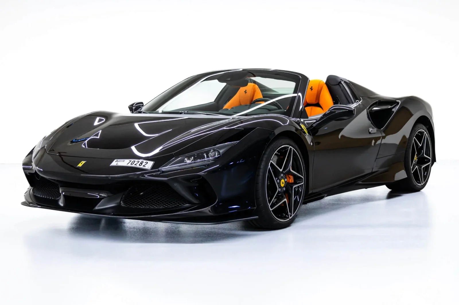 Rent Ferrari F8 Spider  Black 2023 in Dubai