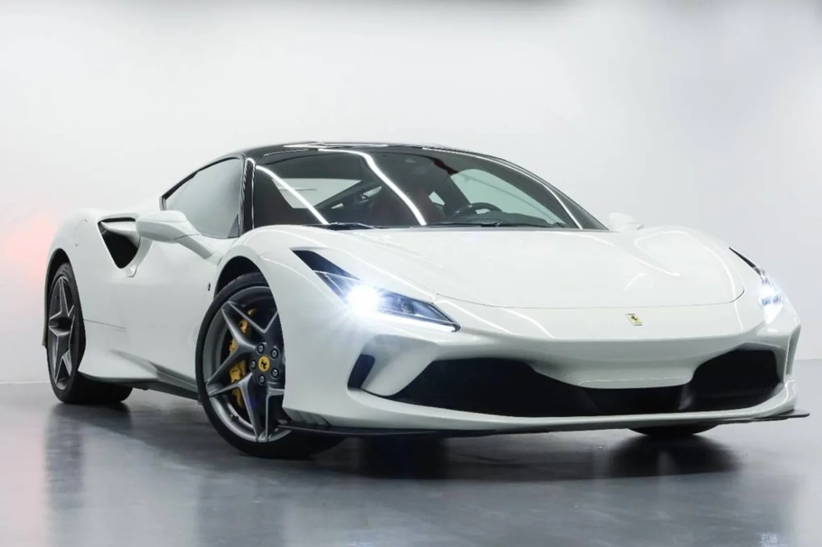 Rent Ferrari F8 Tributo  White 2021 in Dubai