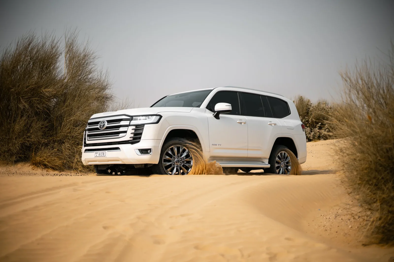 Rent Toyota Land Cruiser 300 White 2023 in Dubai