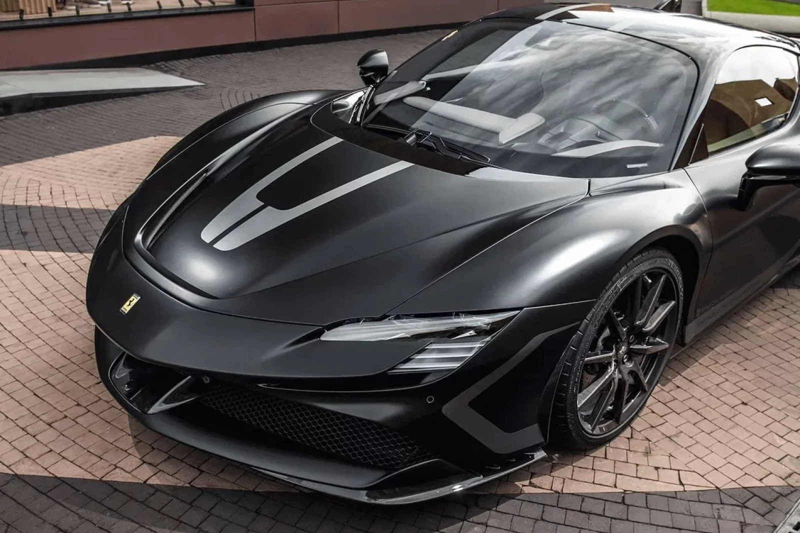 Rent Ferrari SF90 Stradale Black 2021 In Dubai Rent Cars