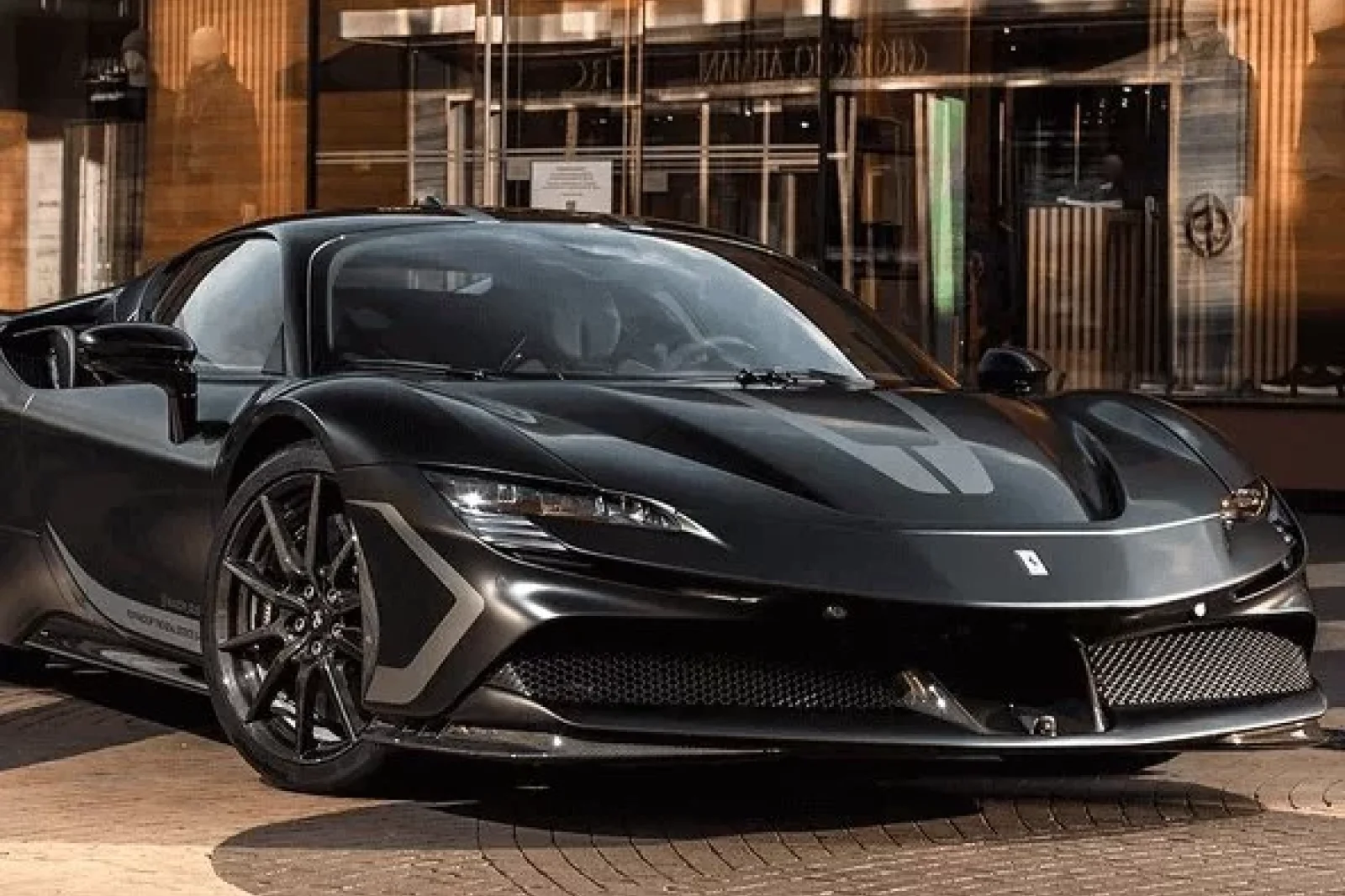 Rent Ferrari SF90 Stradale  Black 2021 in Dubai - 5 