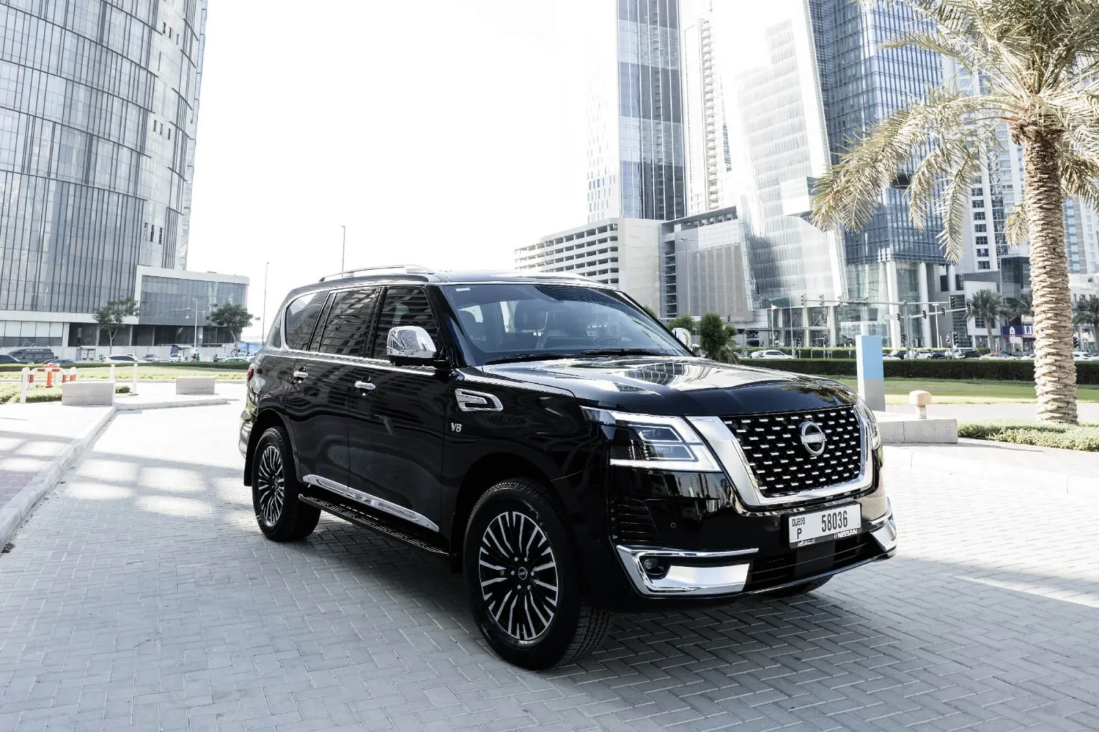 Loyer Nissan Patrol  Noir 2022 en Dubai