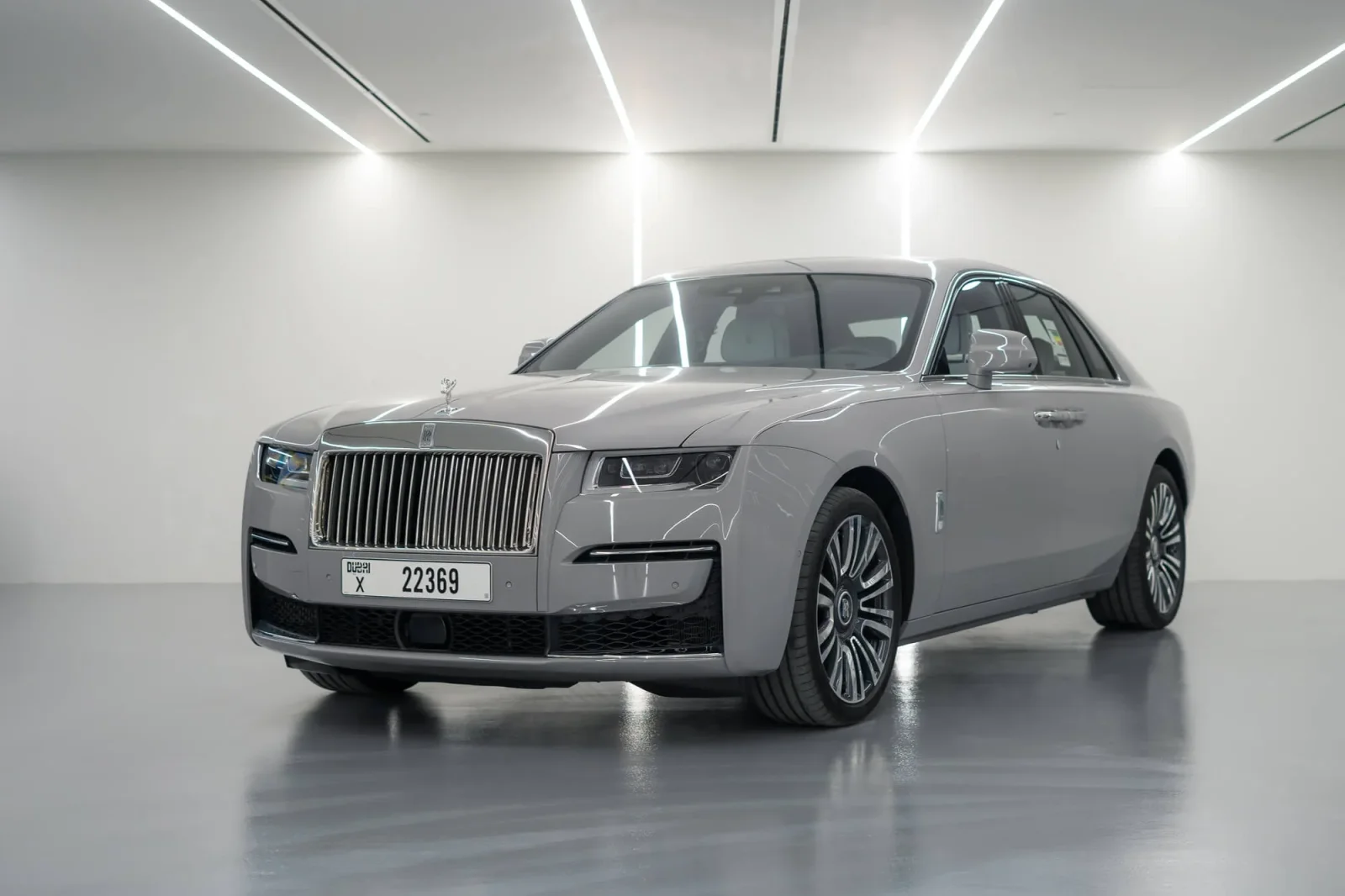 Rent Rolls-Royce Ghost  Grey 2022 in Dubai