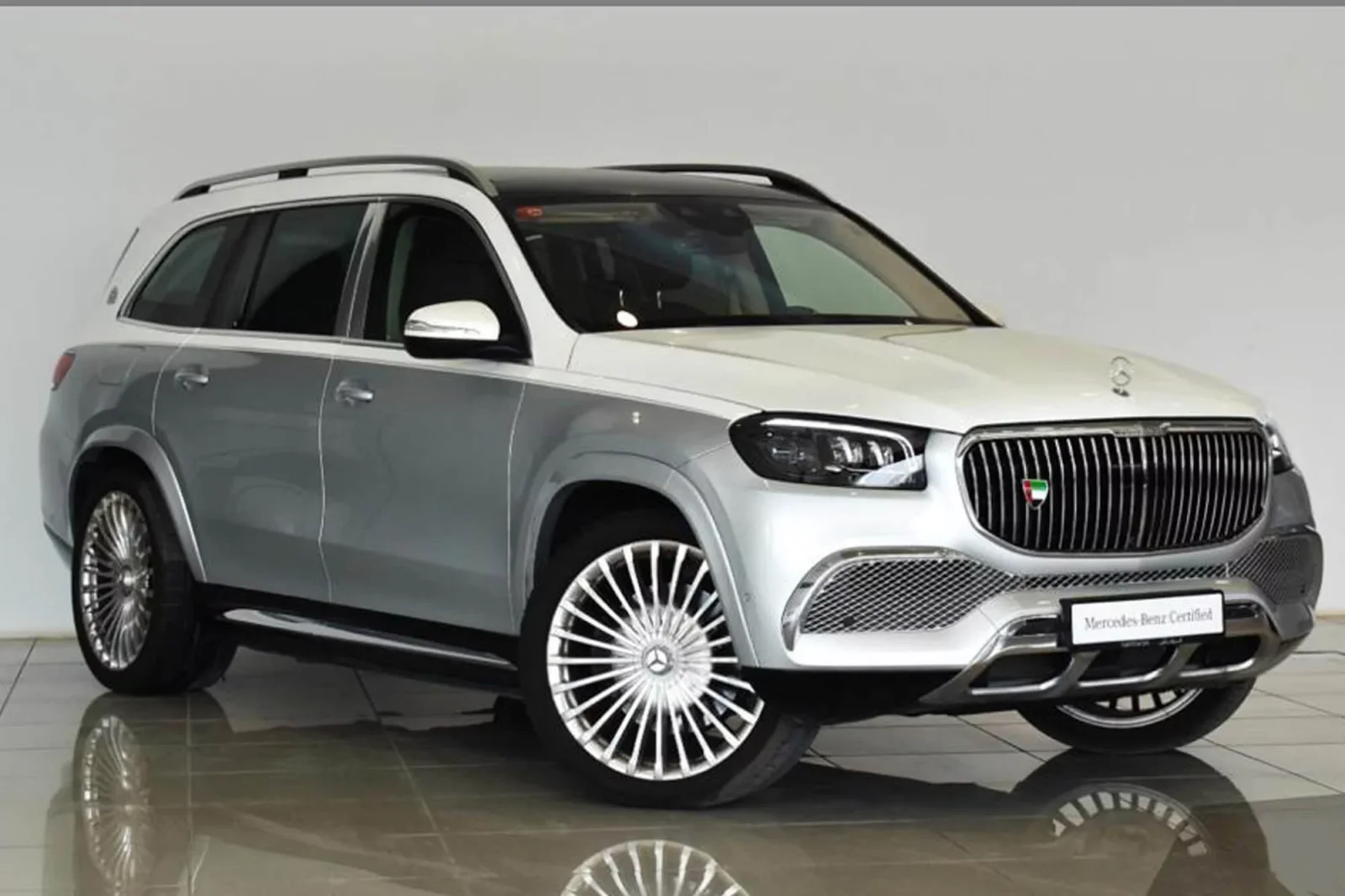 Rent Mercedes-Benz GLS-Class Maybach 600 White 2021 in Dubai