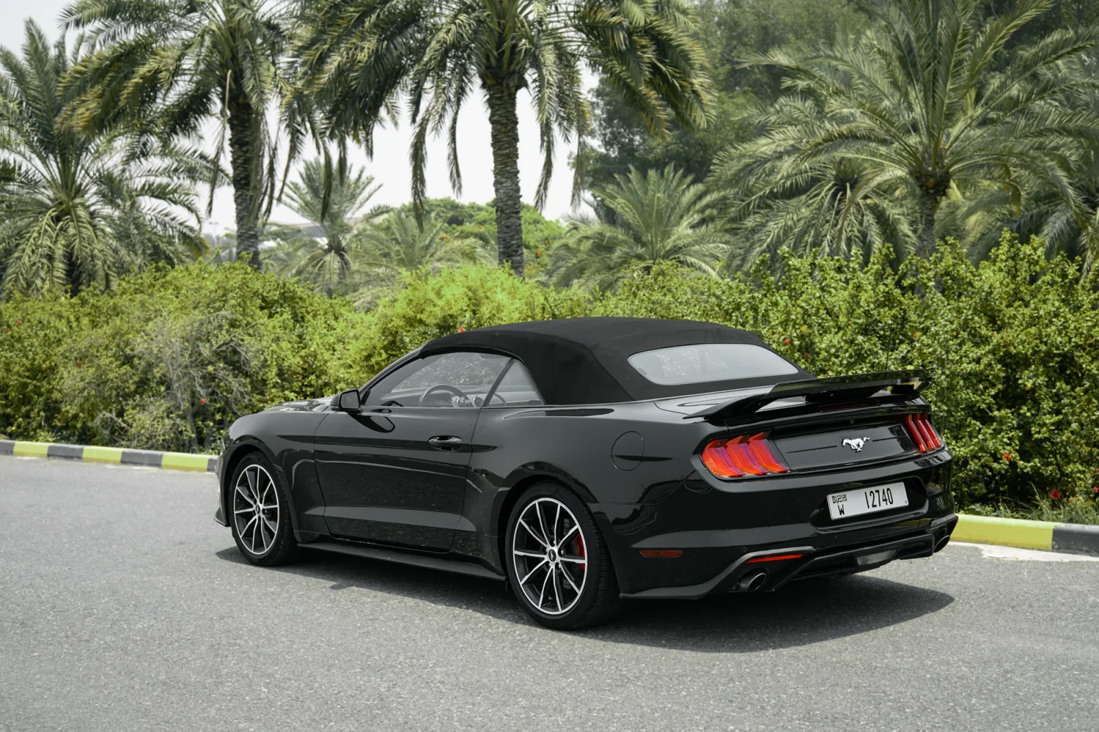 Rent Ford Mustang  Black 2022 in Dubai - 8 