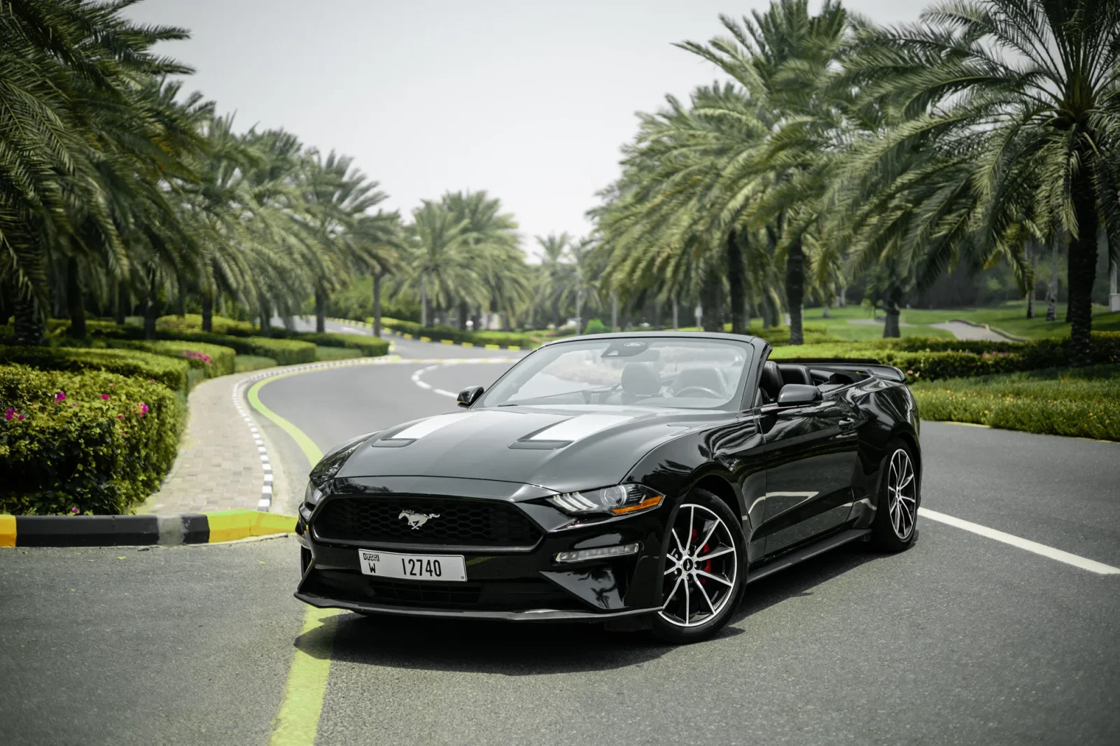 Rent Ford Mustang  Black 2022 in Dubai - 5 