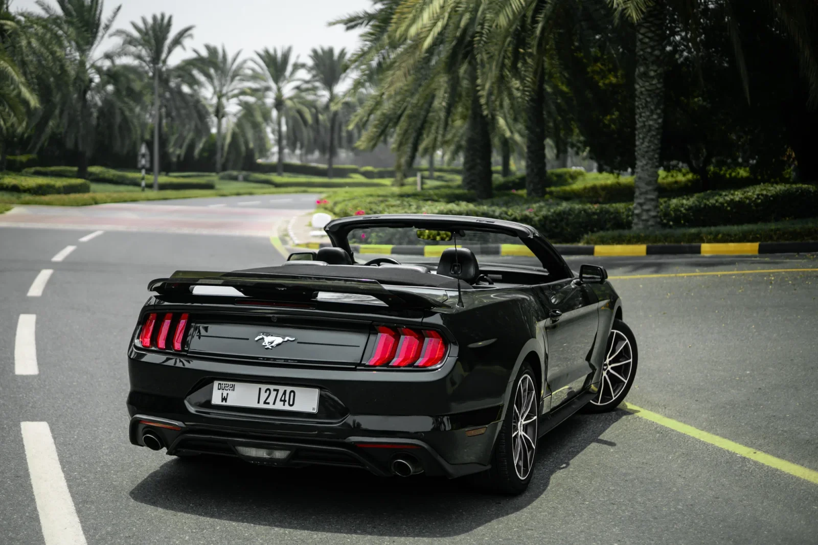 Rent Ford Mustang  Black 2022 in Dubai - 9 