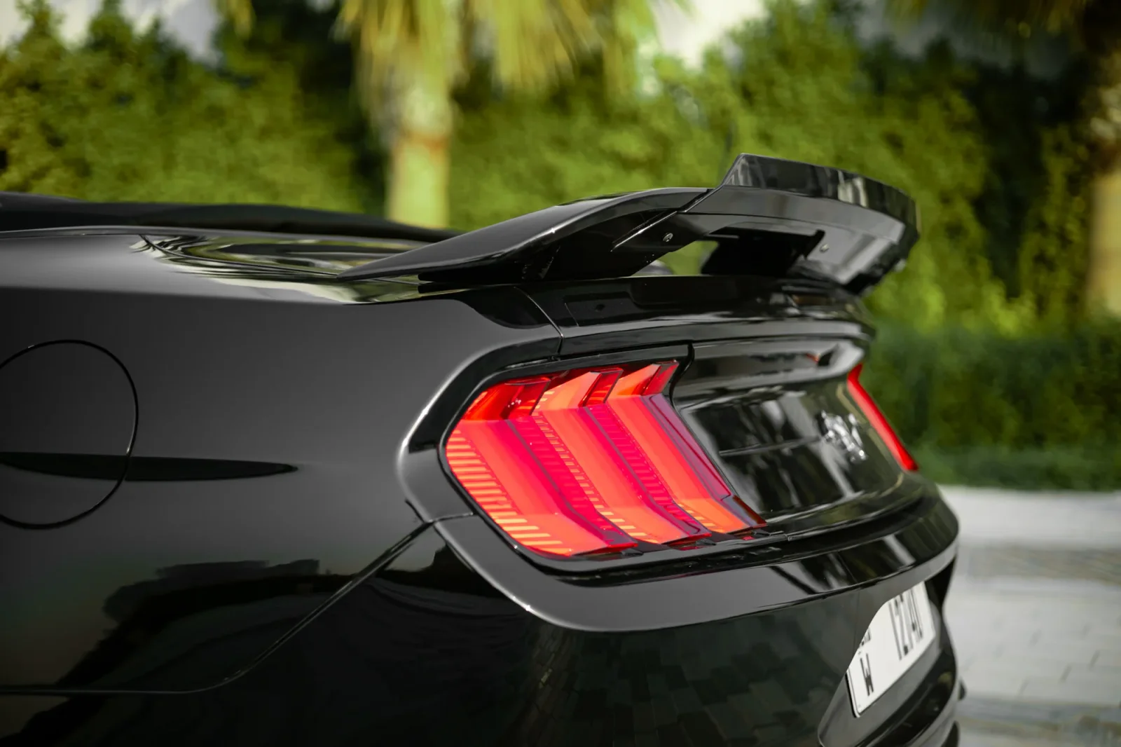 Rent Ford Mustang  Black 2022 in Dubai - 10 