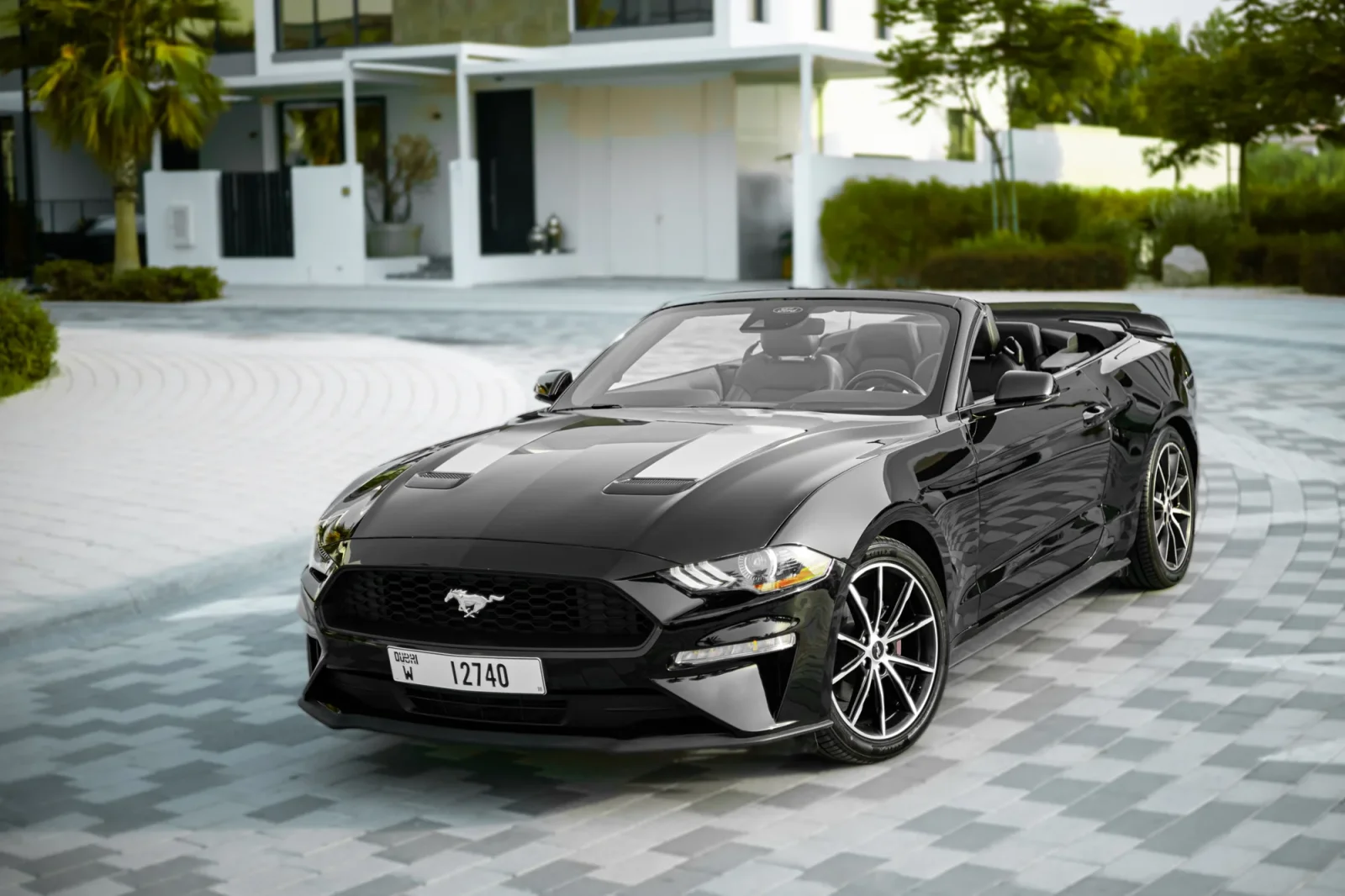 Rent Ford Mustang  Black 2022 in Dubai - 2 