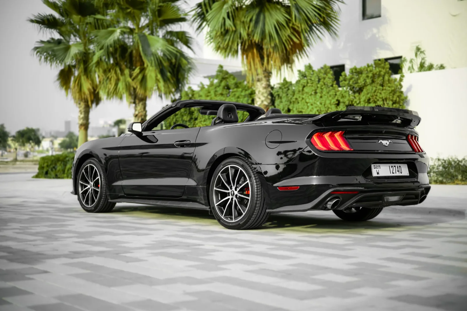 Rent Ford Mustang  Black 2022 in Dubai - 4 