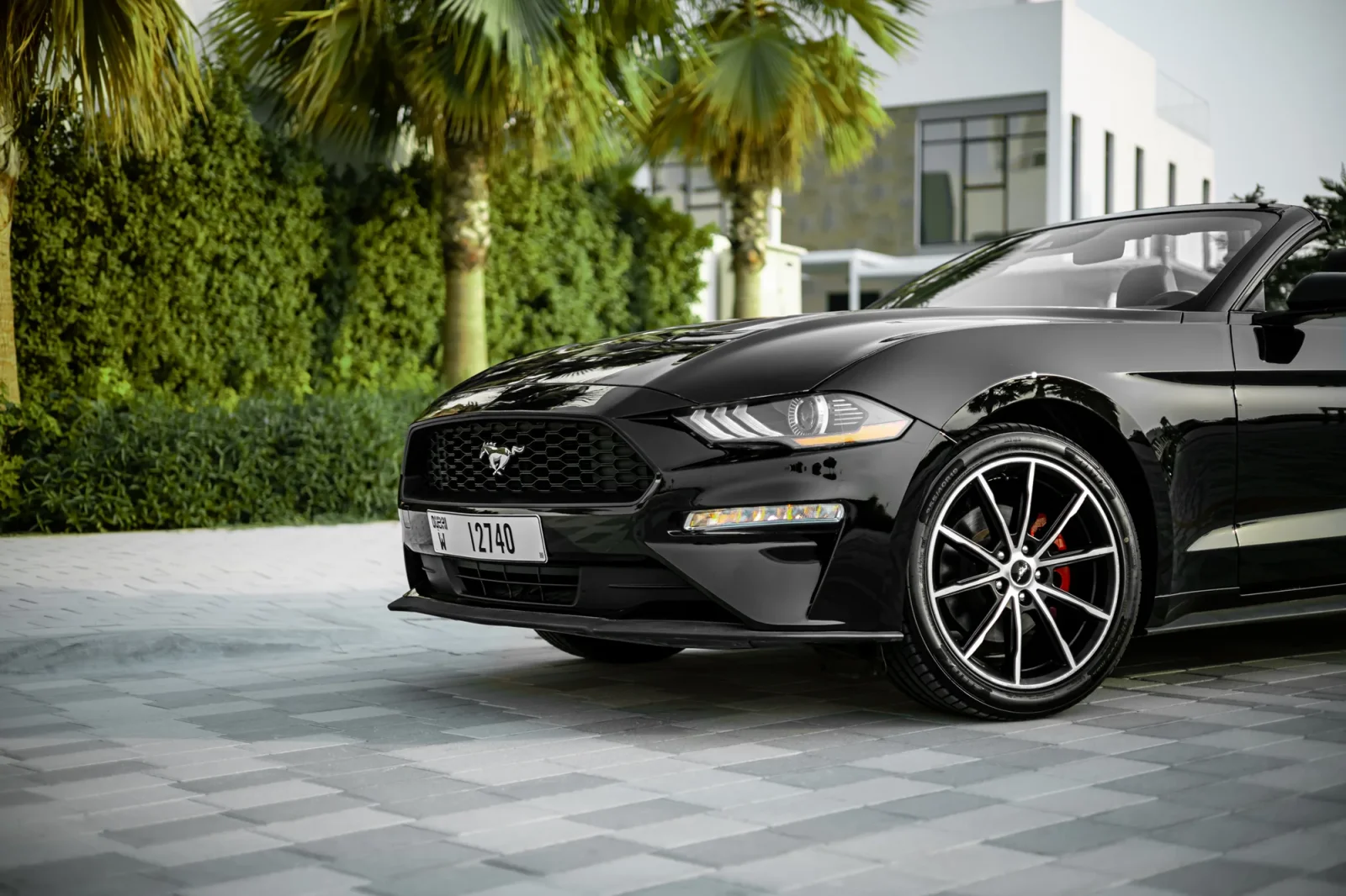 Rent Ford Mustang  Black 2022 in Dubai - 11 