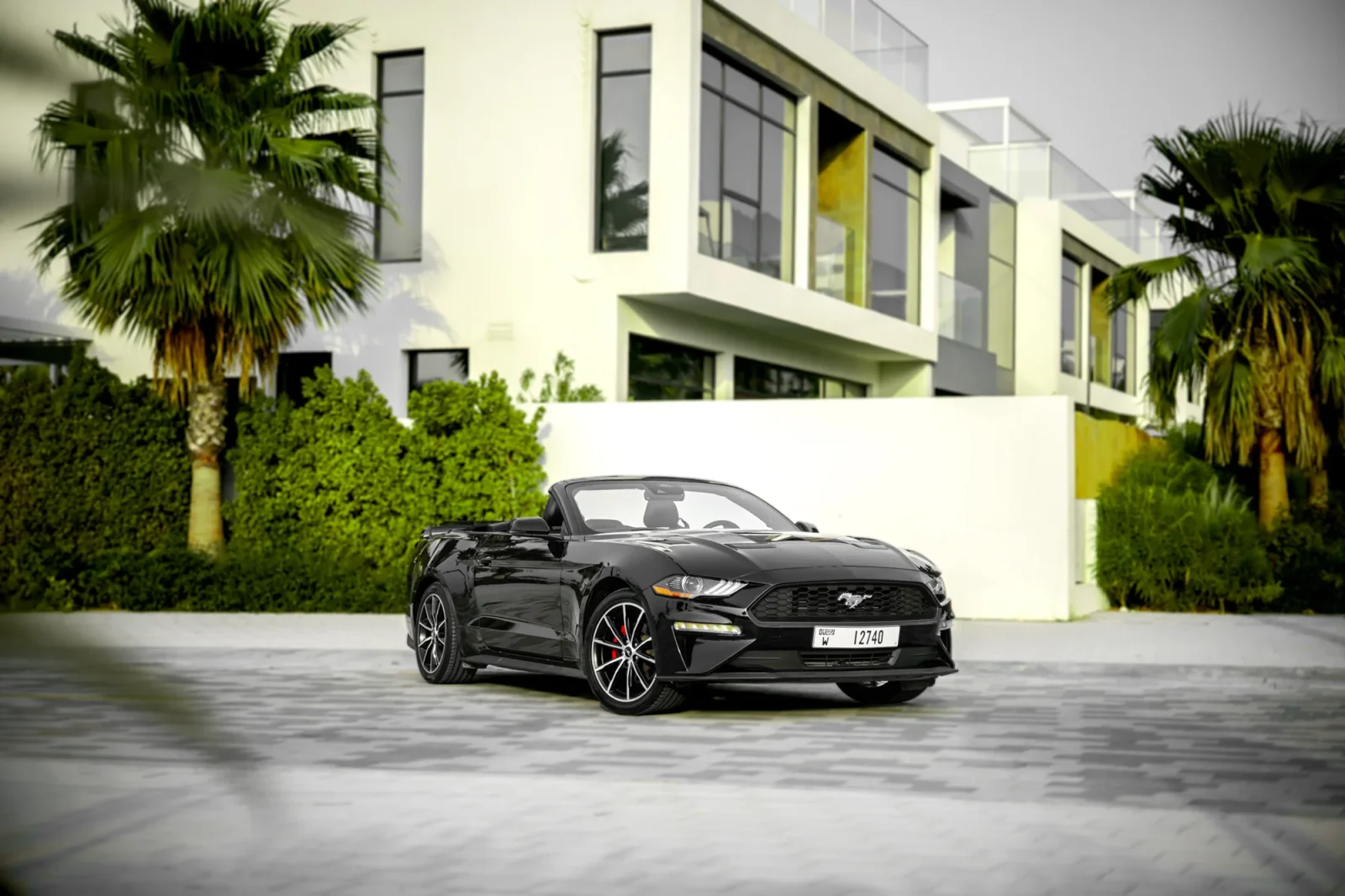 Kiralık Ford Mustang  Siyah 2022 içinde Dubai