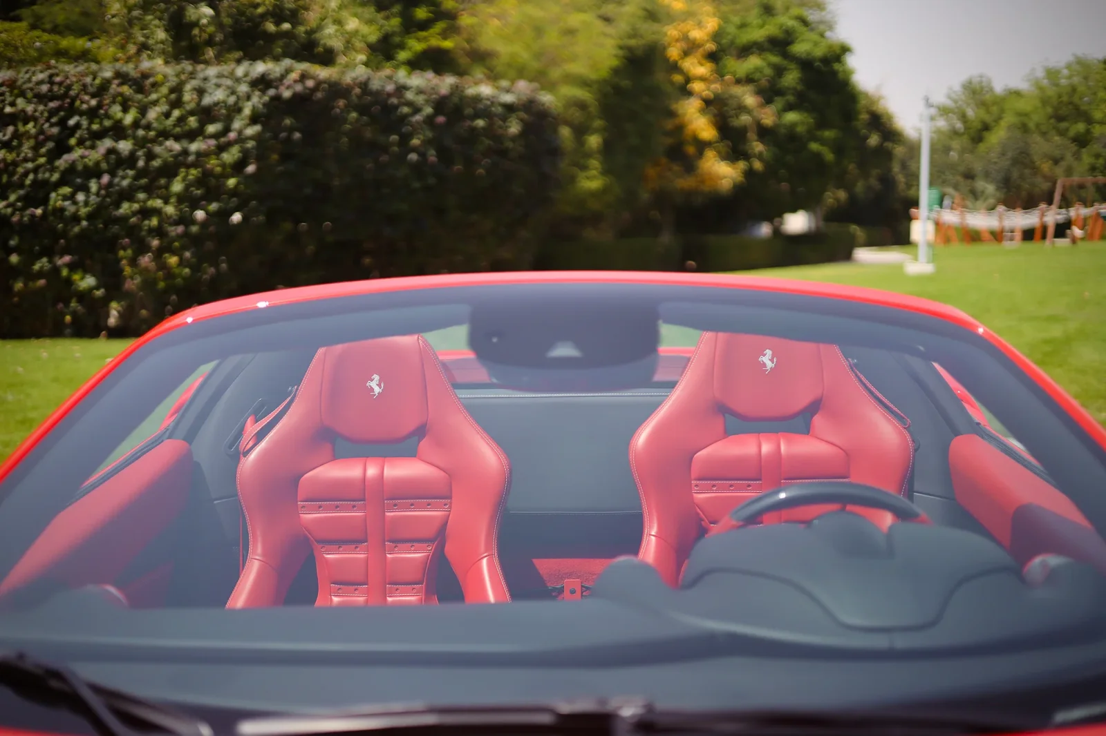 Rent Ferrari F8 Tributo Spider Red 2022 in Dubai - 7 