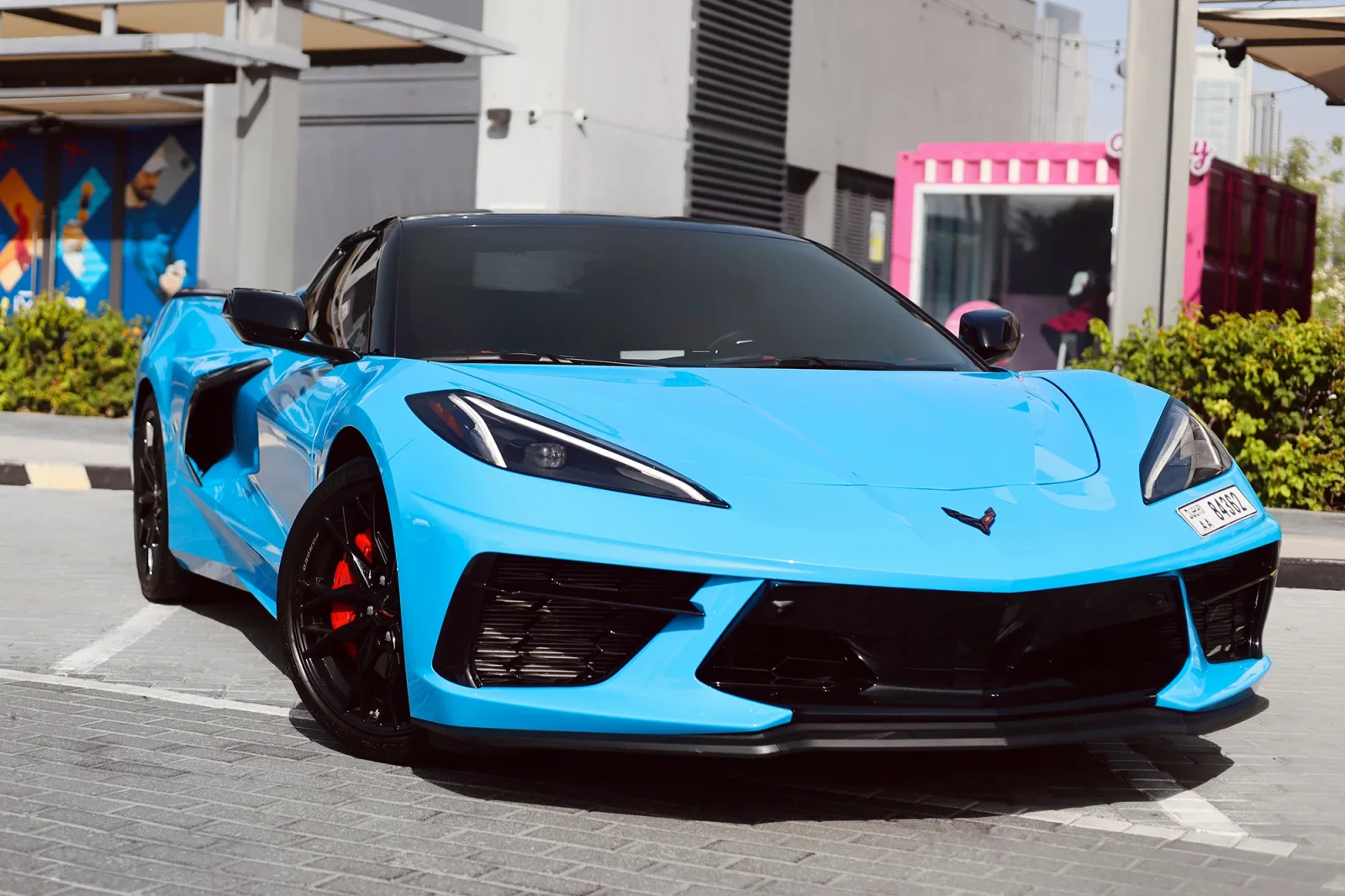 Rent Chevrolet Corvette C8 Blue 2023 in Dubai - 2 