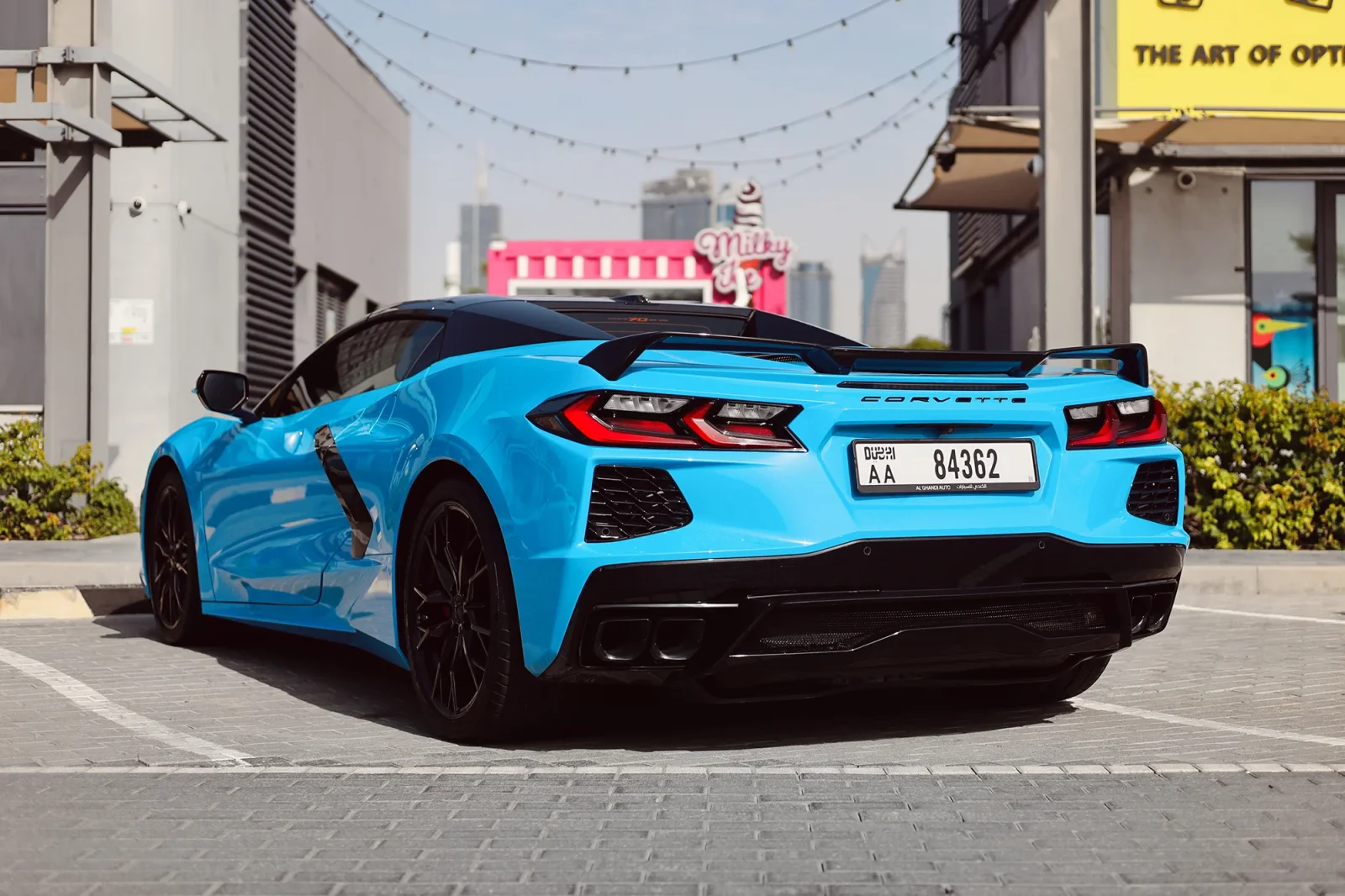 Rent Chevrolet Corvette C8 Blue 2023 in Dubai - 11 
