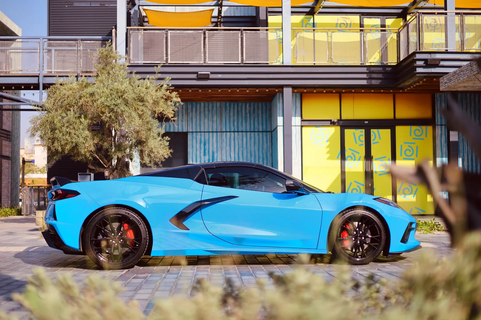 Rent Chevrolet Corvette C8 Blue 2023 in Dubai - 9 
