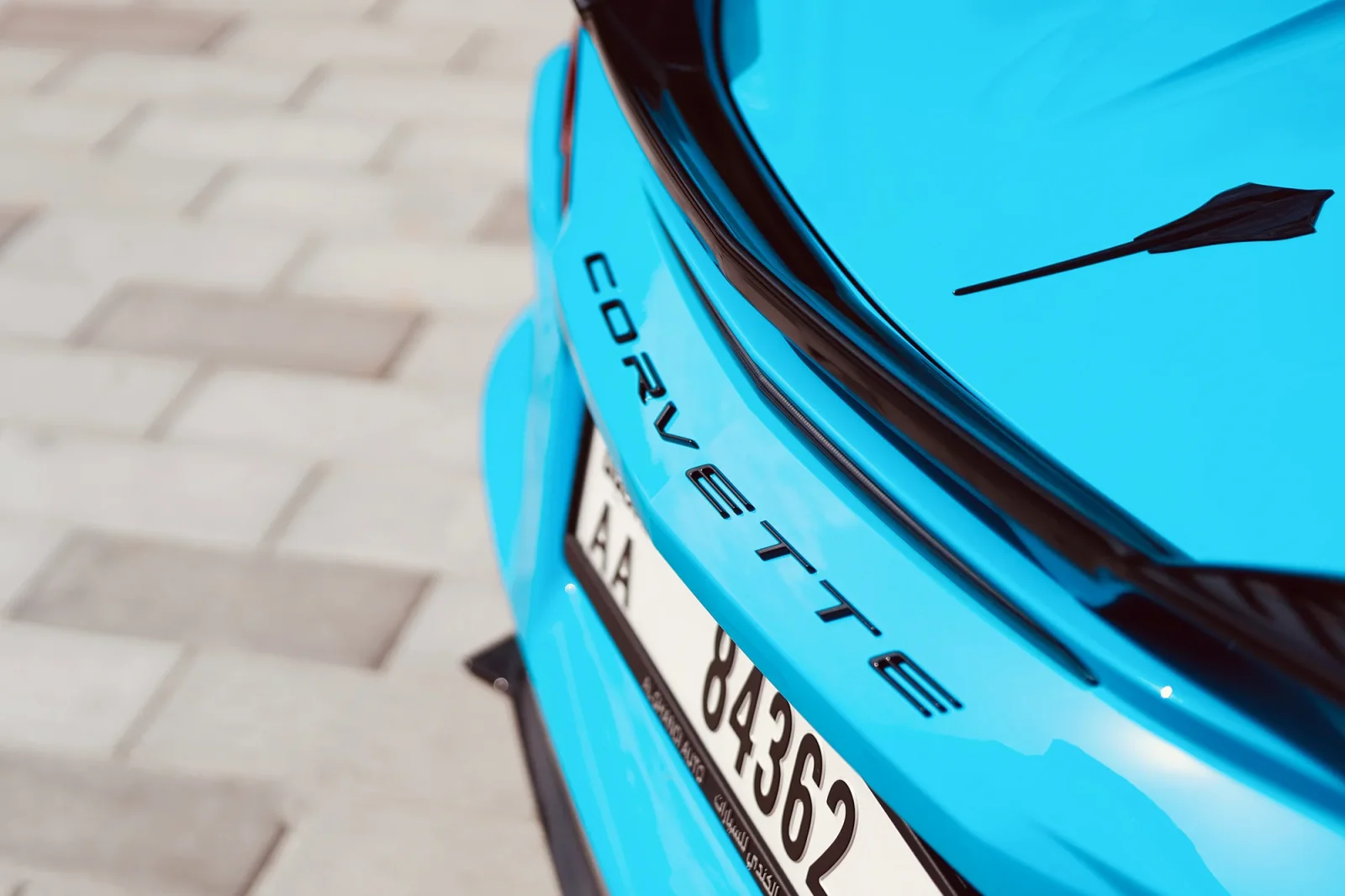 Rent Chevrolet Corvette C8 Blue 2023 in Dubai - 13 