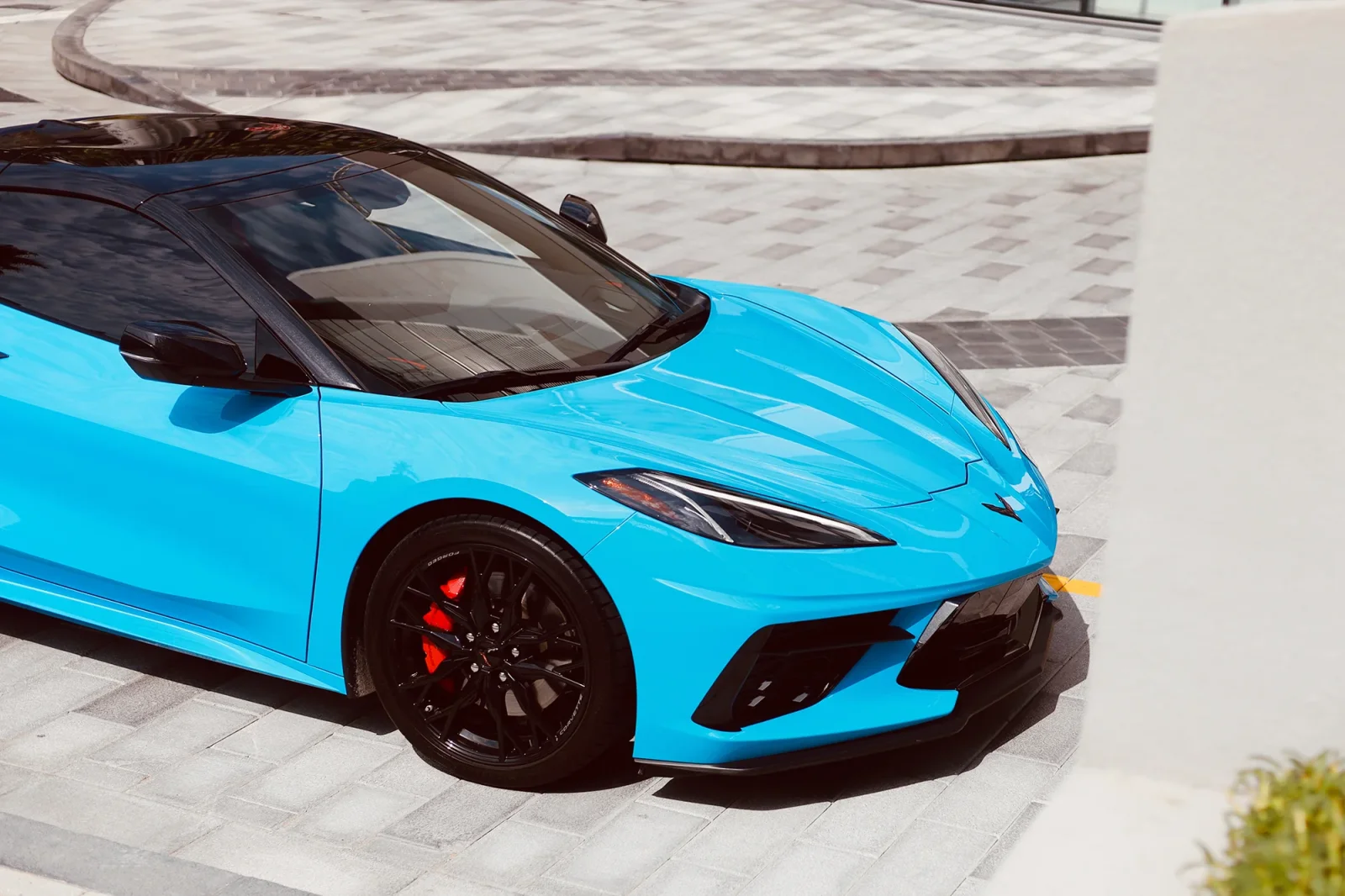 Rent Chevrolet Corvette C8 Blue 2023 in Dubai - 12 