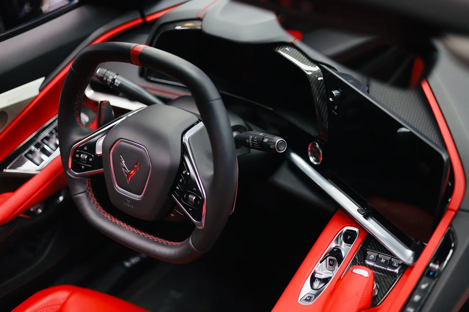 Rent Chevrolet Corvette C8 Blue 2023 in Dubai - 3 