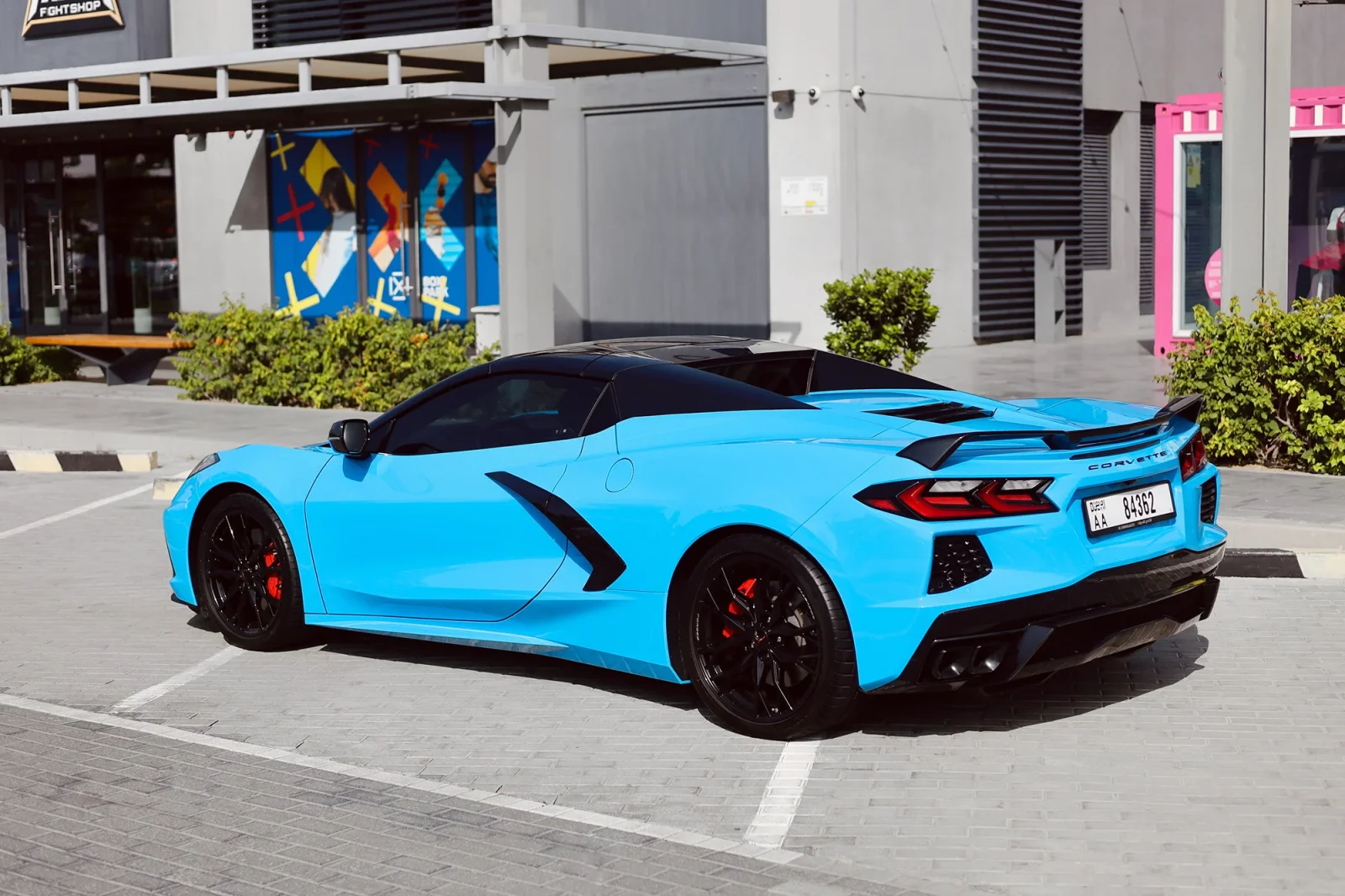 Rent Chevrolet Corvette C8 Blue 2023 in Dubai - 10 