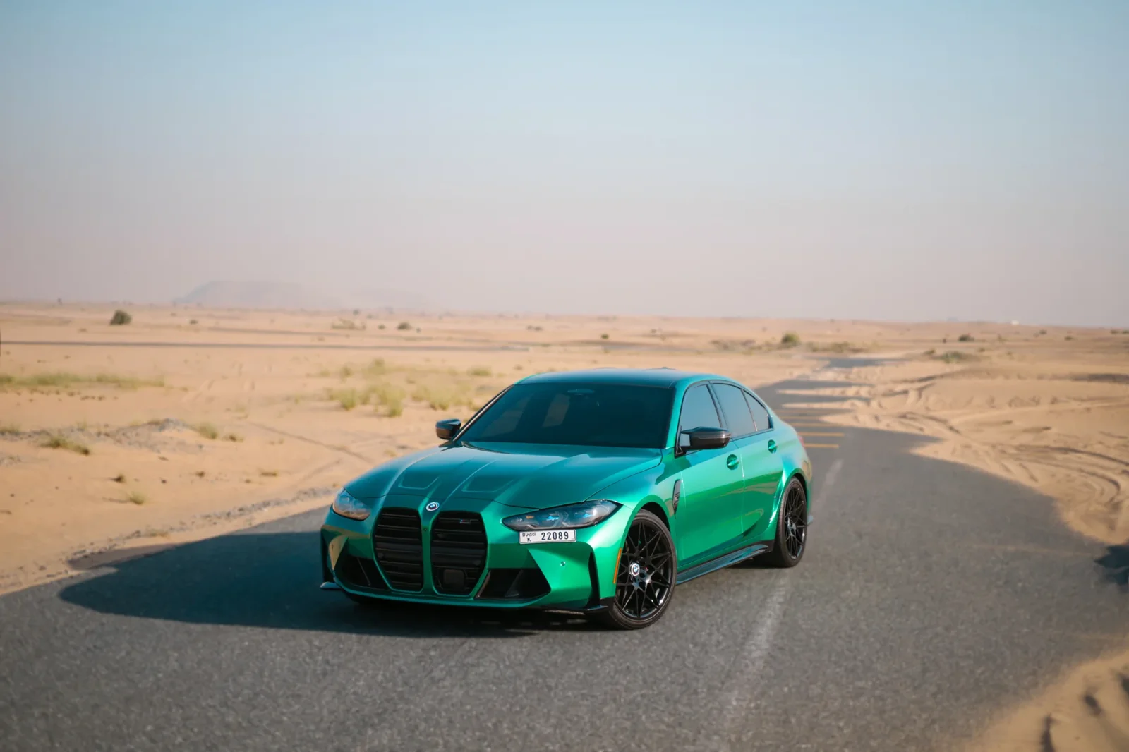 Affitto BMW M3 Competition Verde 2021 in Dubai