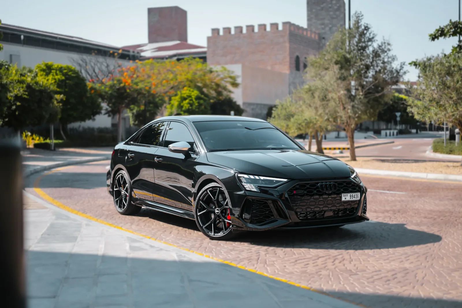 Loyer Audi RS3  Noir 2023 en Dubai