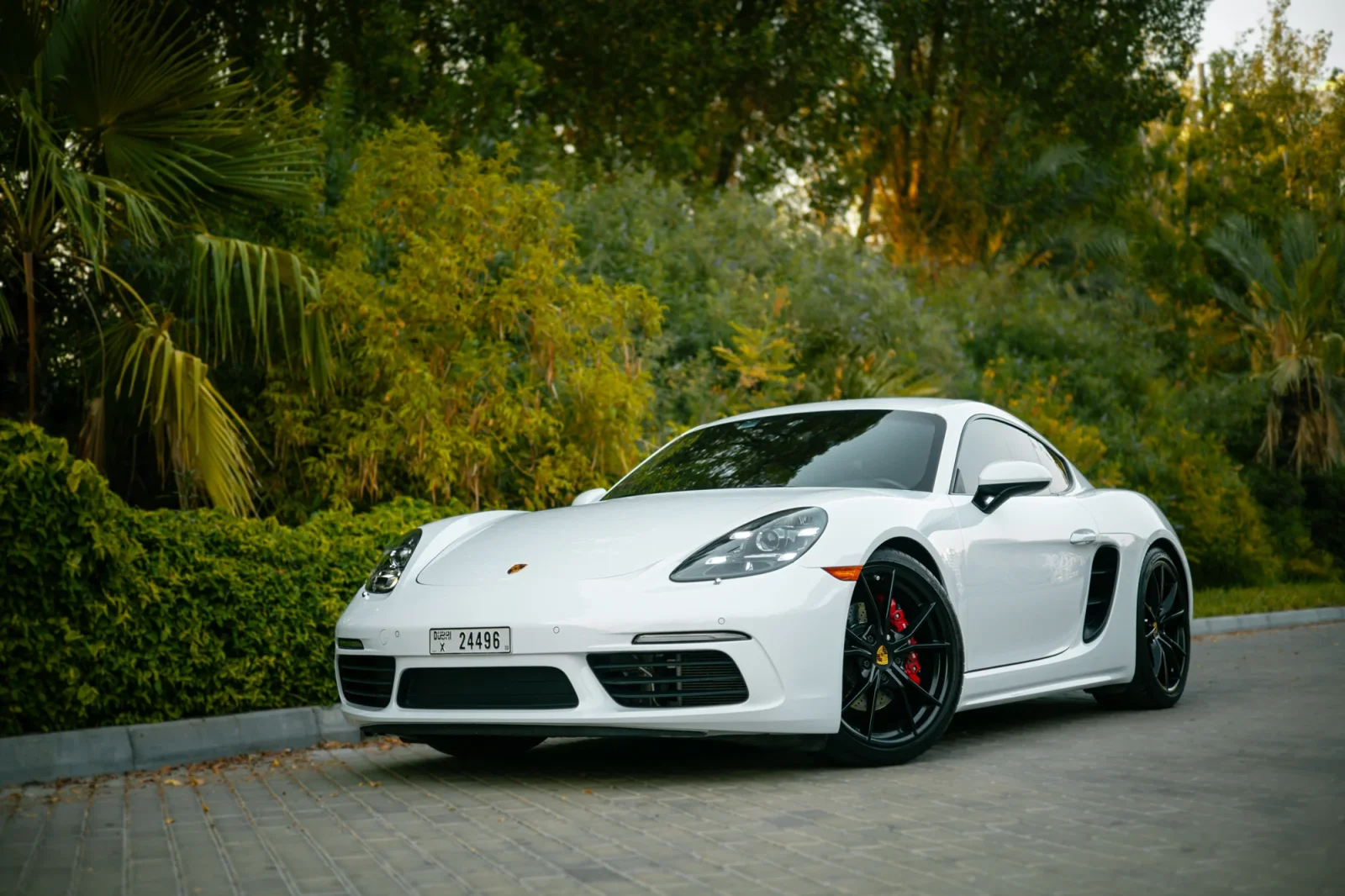 Rent Porsche Cayman S White 2022 in Dubai