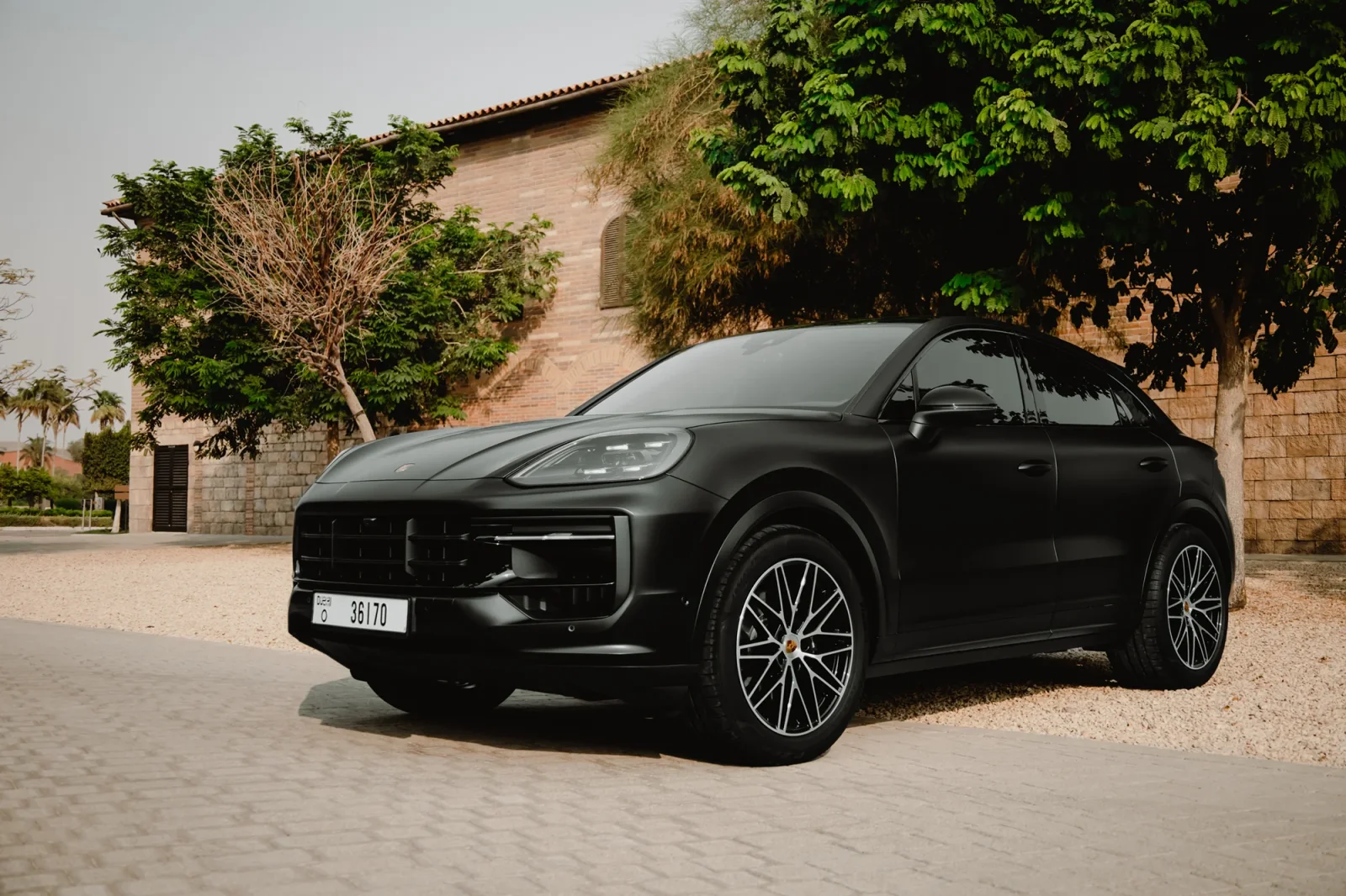 Rent Porsche Cayenne Coupe  Black 2024 in Dubai - 9 