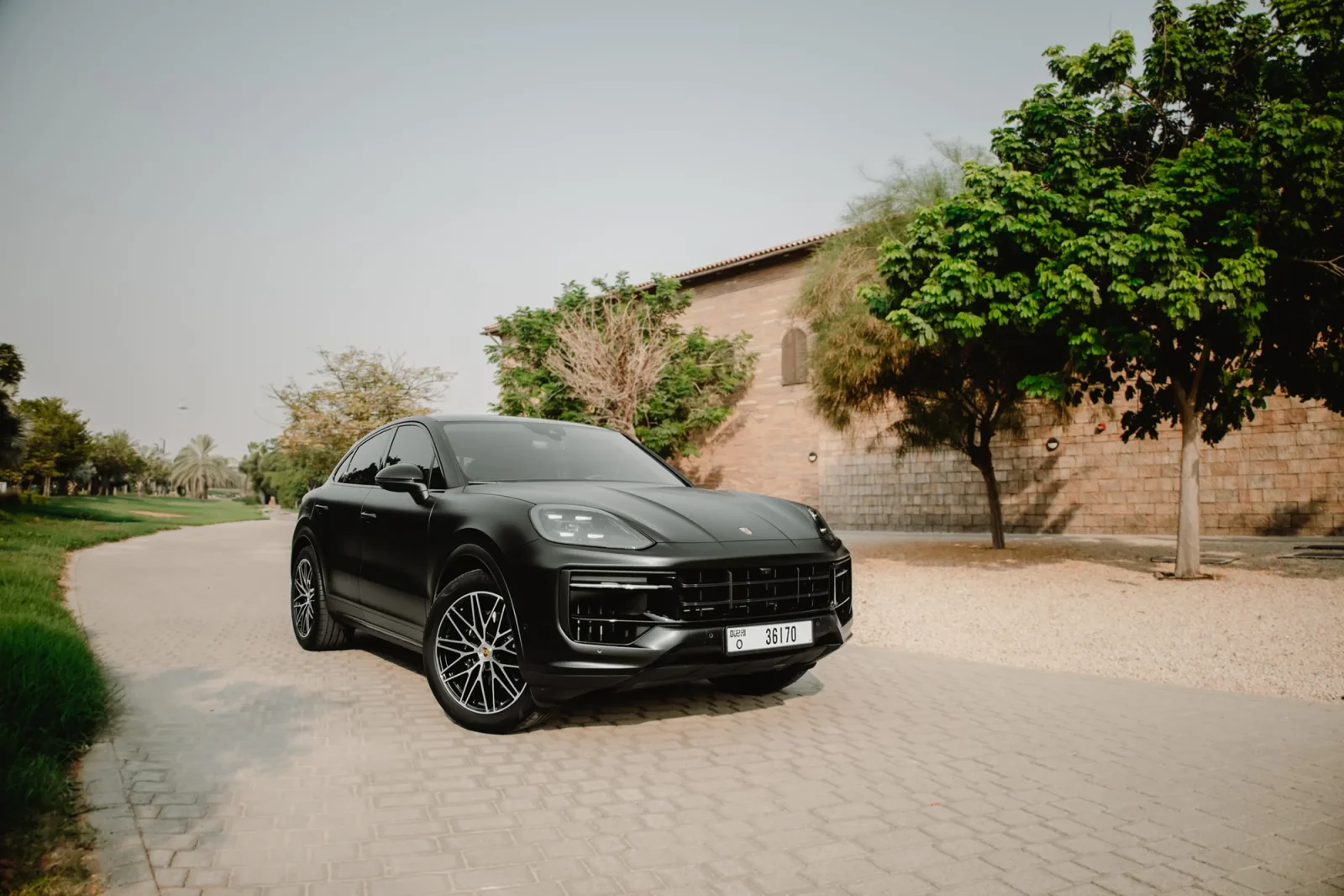 Rent Porsche Cayenne Coupe  Black 2024 in Dubai - 7 