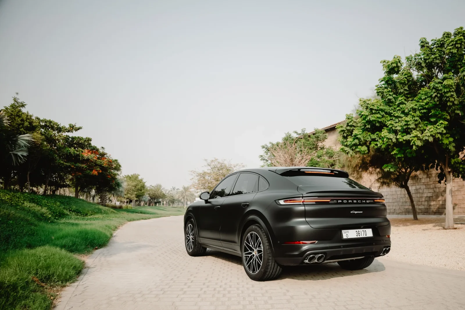Rent Porsche Cayenne Coupe  Black 2024 in Dubai - 10 