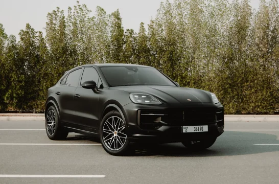 Porsche Cayenne Coupe Schwarz 2024