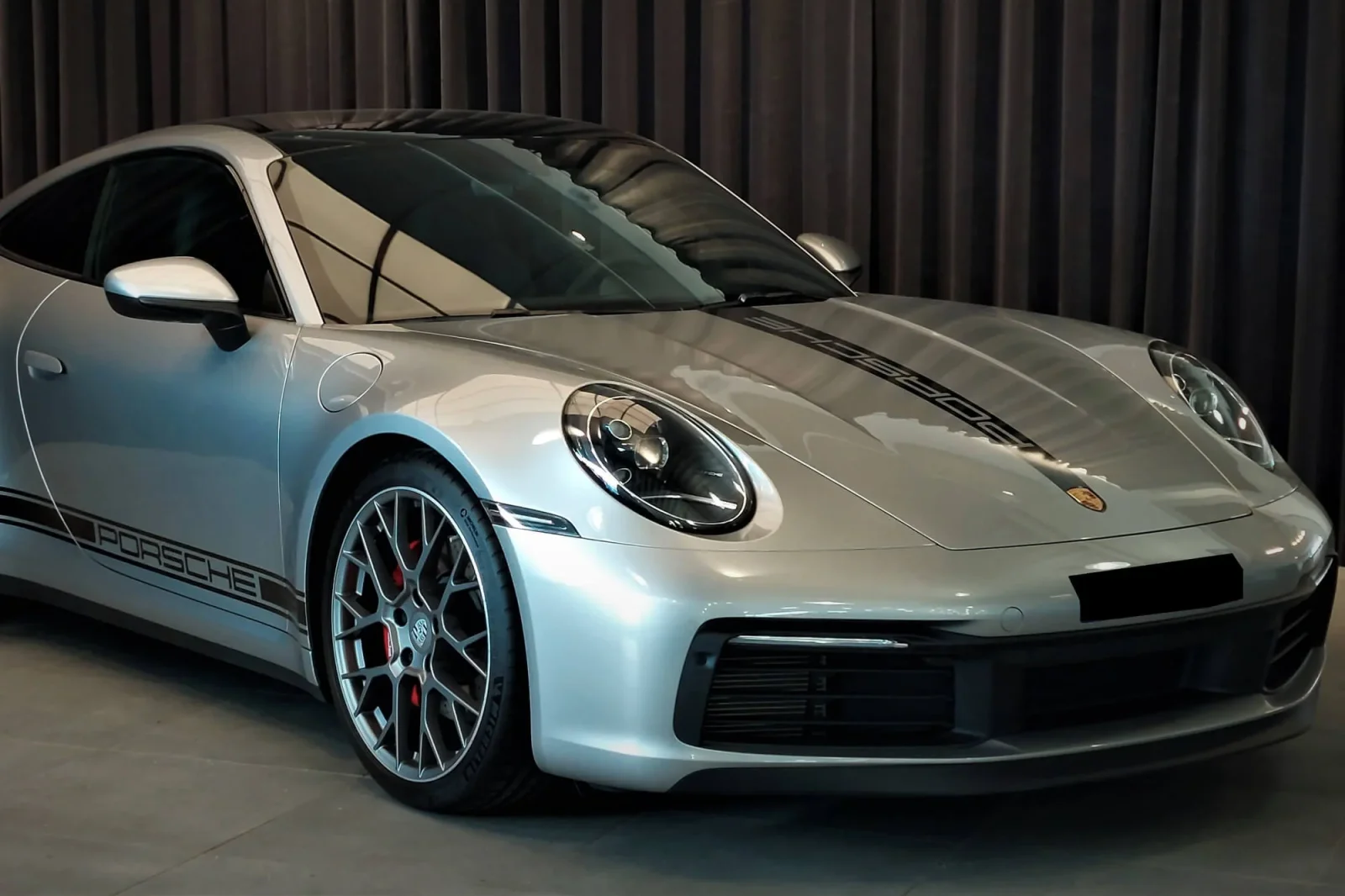 Rent Porsche 911  Silver 2023 in Dubai