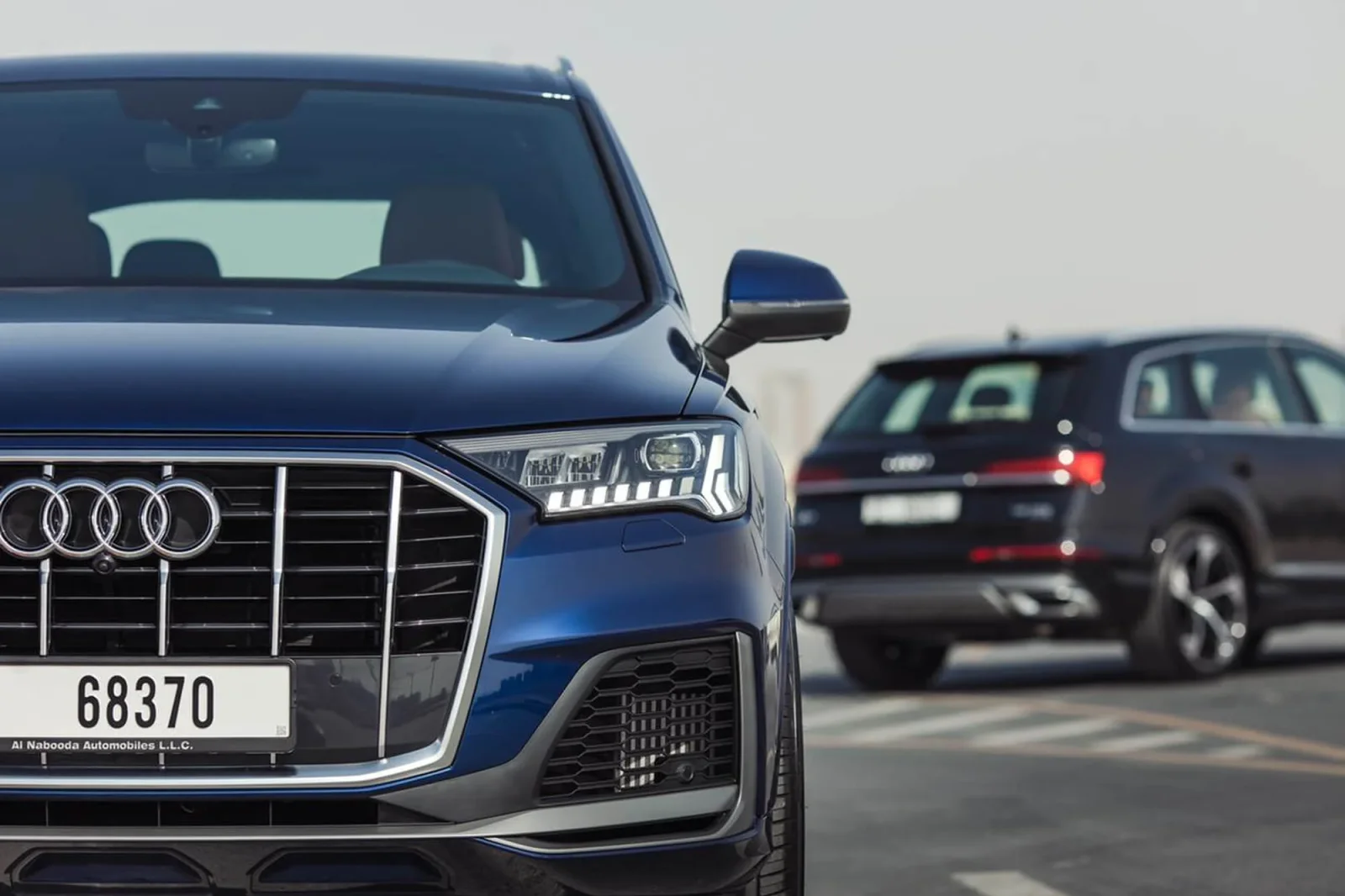 Kiralık Audi Q7  Mavi 2021 içinde Dubai