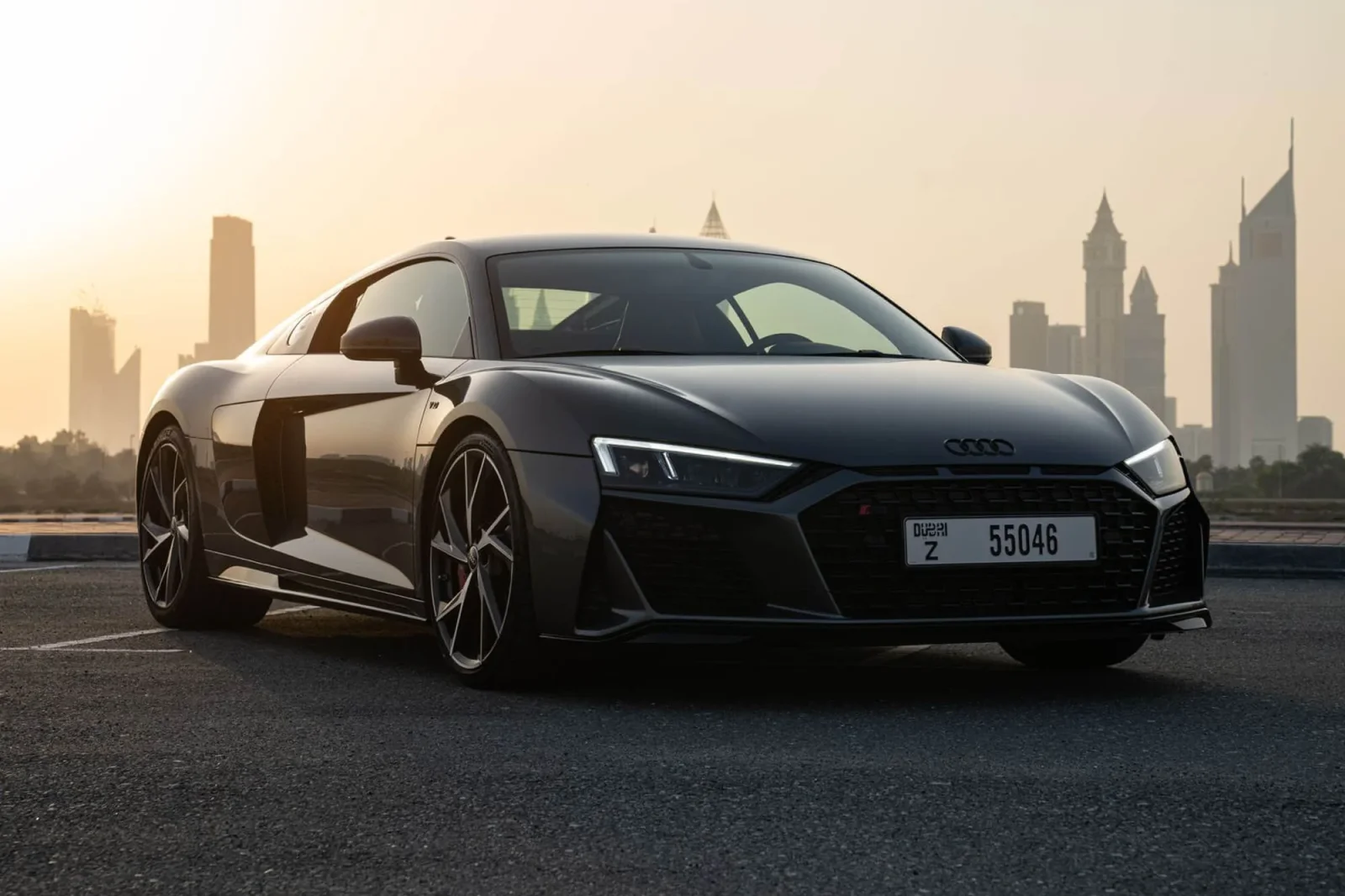 Rent Audi R8  Grey 2023 in Dubai