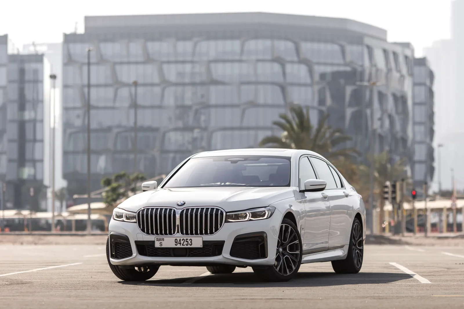 Rent BMW 7-Series  White 2021 in Dubai