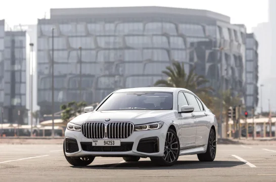 BMW 7-Series Blanc 2021