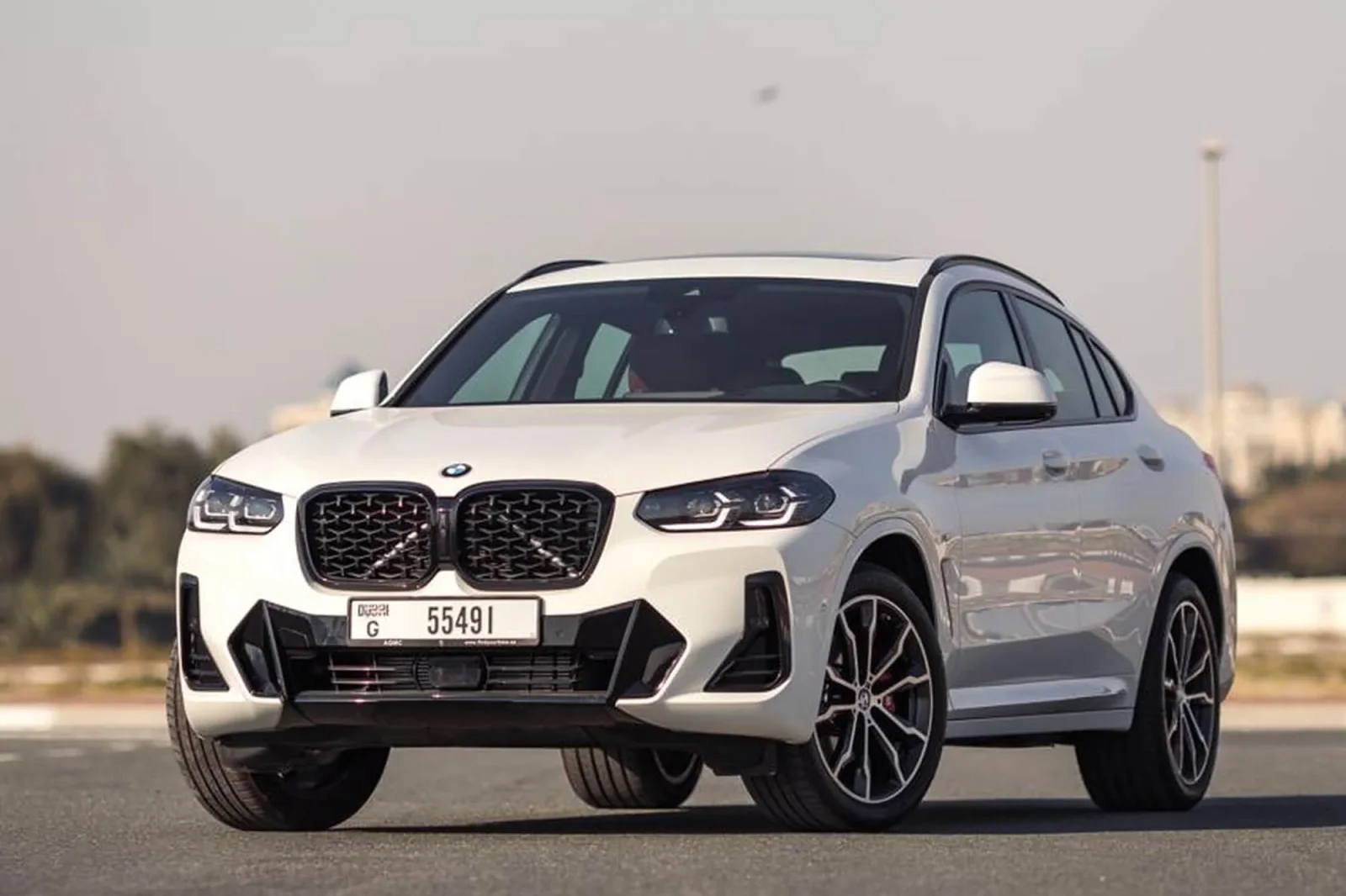 Rent BMW X4  White 2024 in Dubai