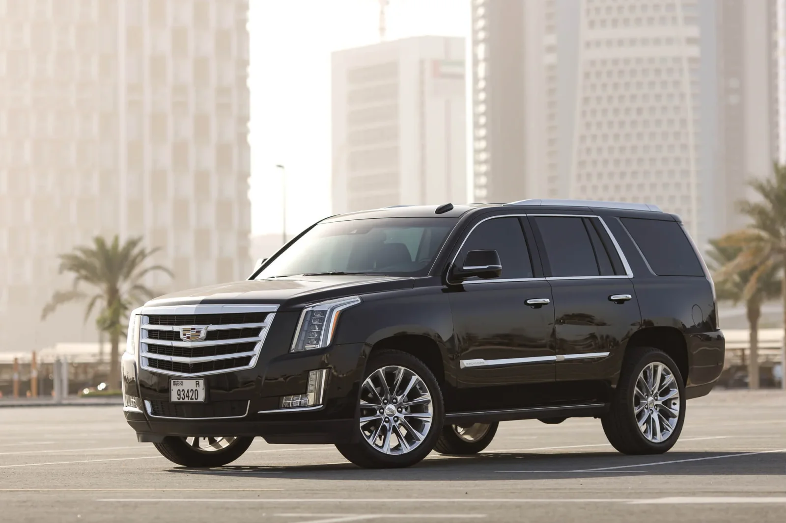 Loyer Cadillac Escalade  Noir 2019 en Dubai