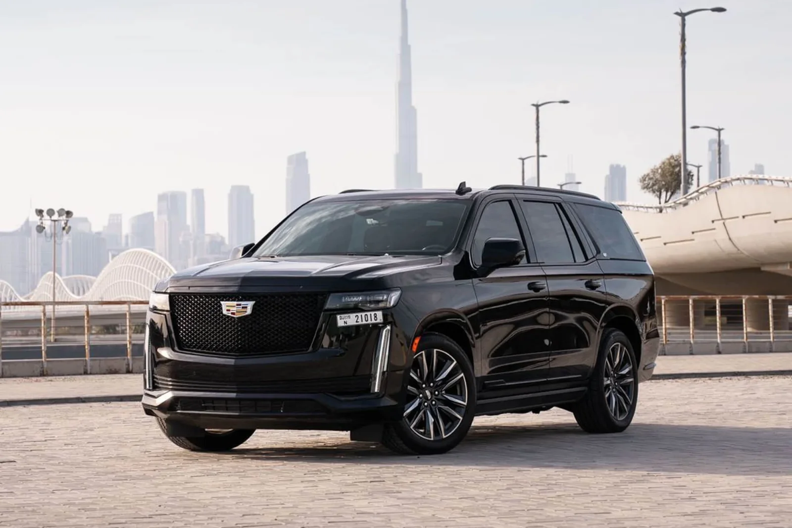 Loyer Cadillac Escalade  Noir 2021 en Dubai