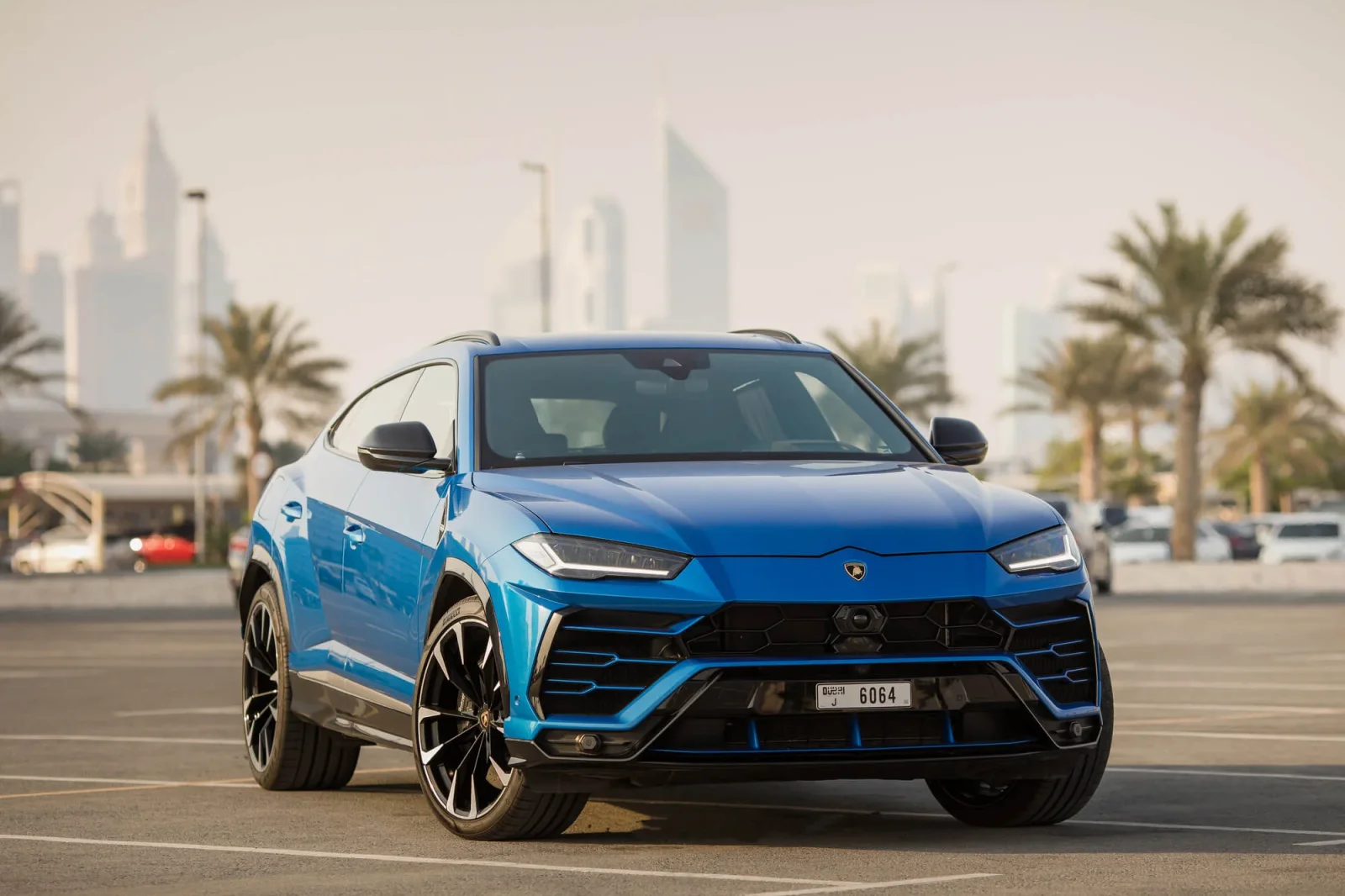 Kiralık Lamborghini Urus  Mavi 2021 içinde Dubai