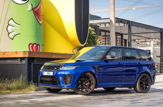 Land Rover Range Rover Sport SVR Blau 2022