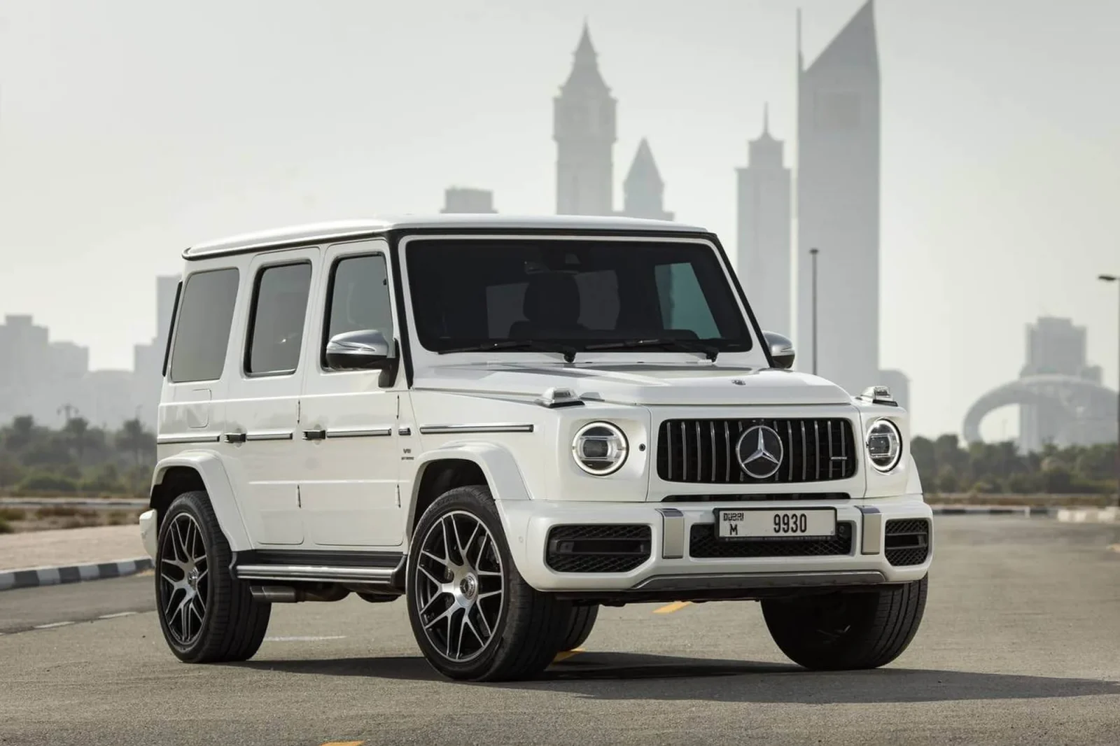 Loyer Mercedes-Benz G-Class G63 AMG Blanc 2020 en Dubai