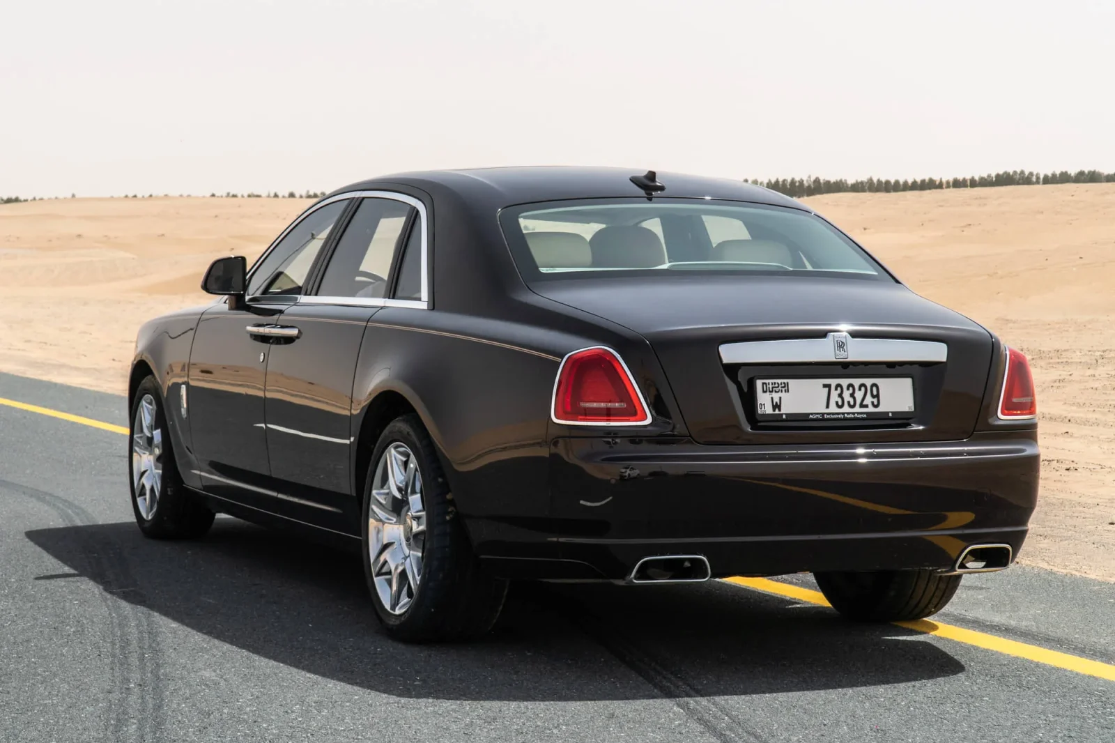 Miete Rolls-Royce Ghost  Schwarz 2017 in der Dubai