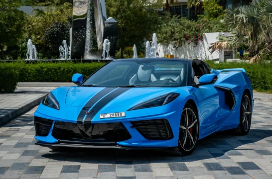 Chevrolet Corvette Stingray Cabrio Azzurro 2022