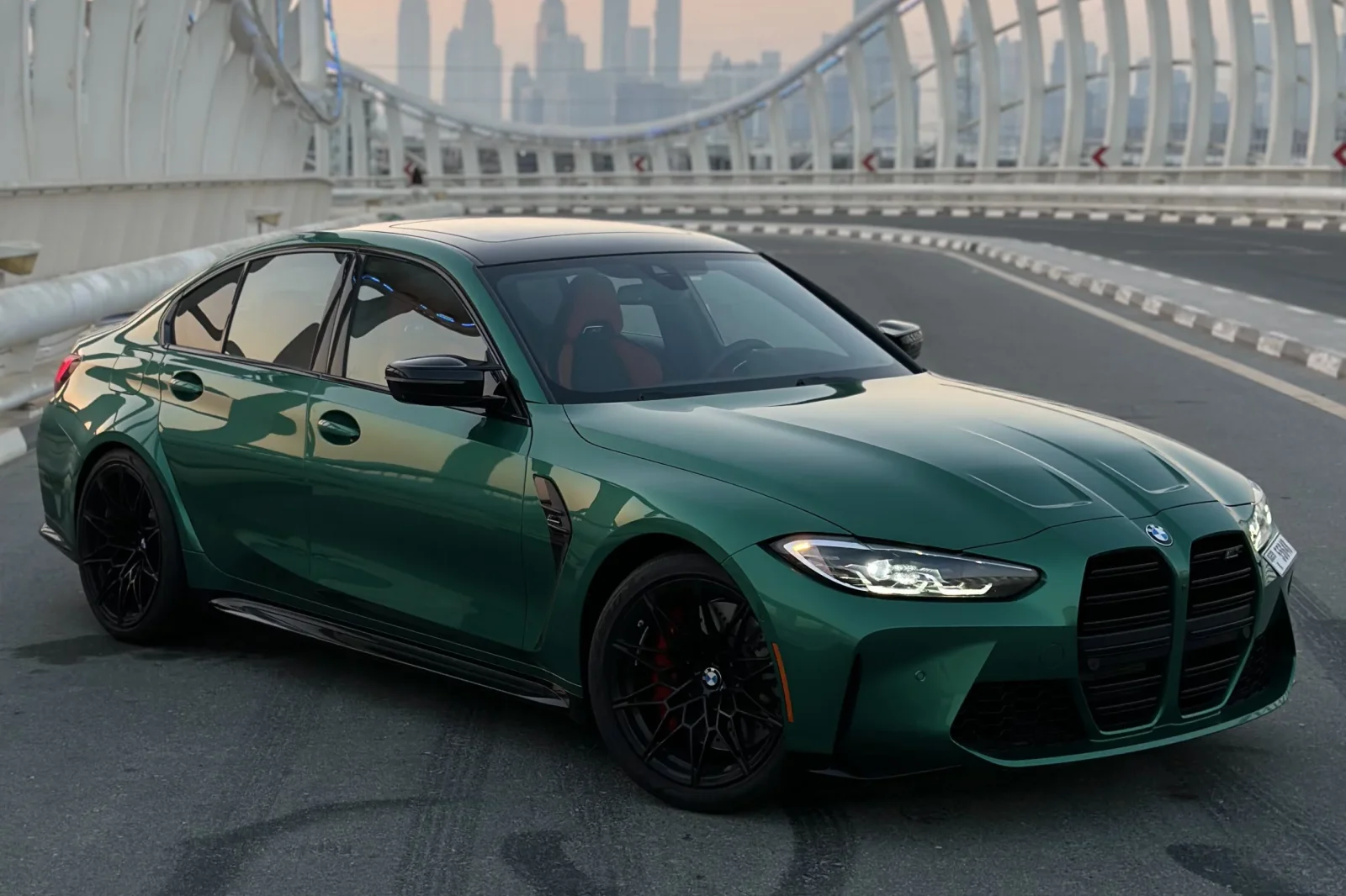 Affitto BMW M3 Competition Verde 2022 in Dubai